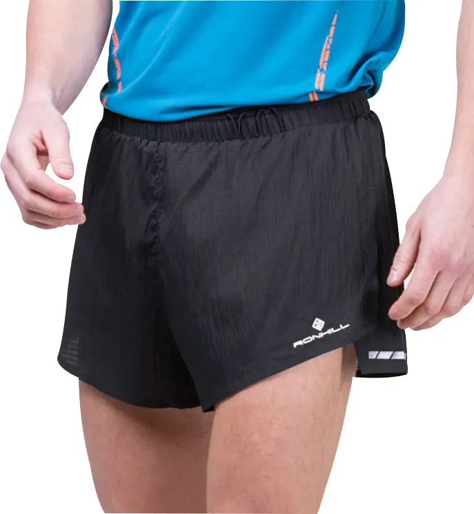Hypoallergenic fabric Ronhill Tech Race Mens Running Shorts - Black