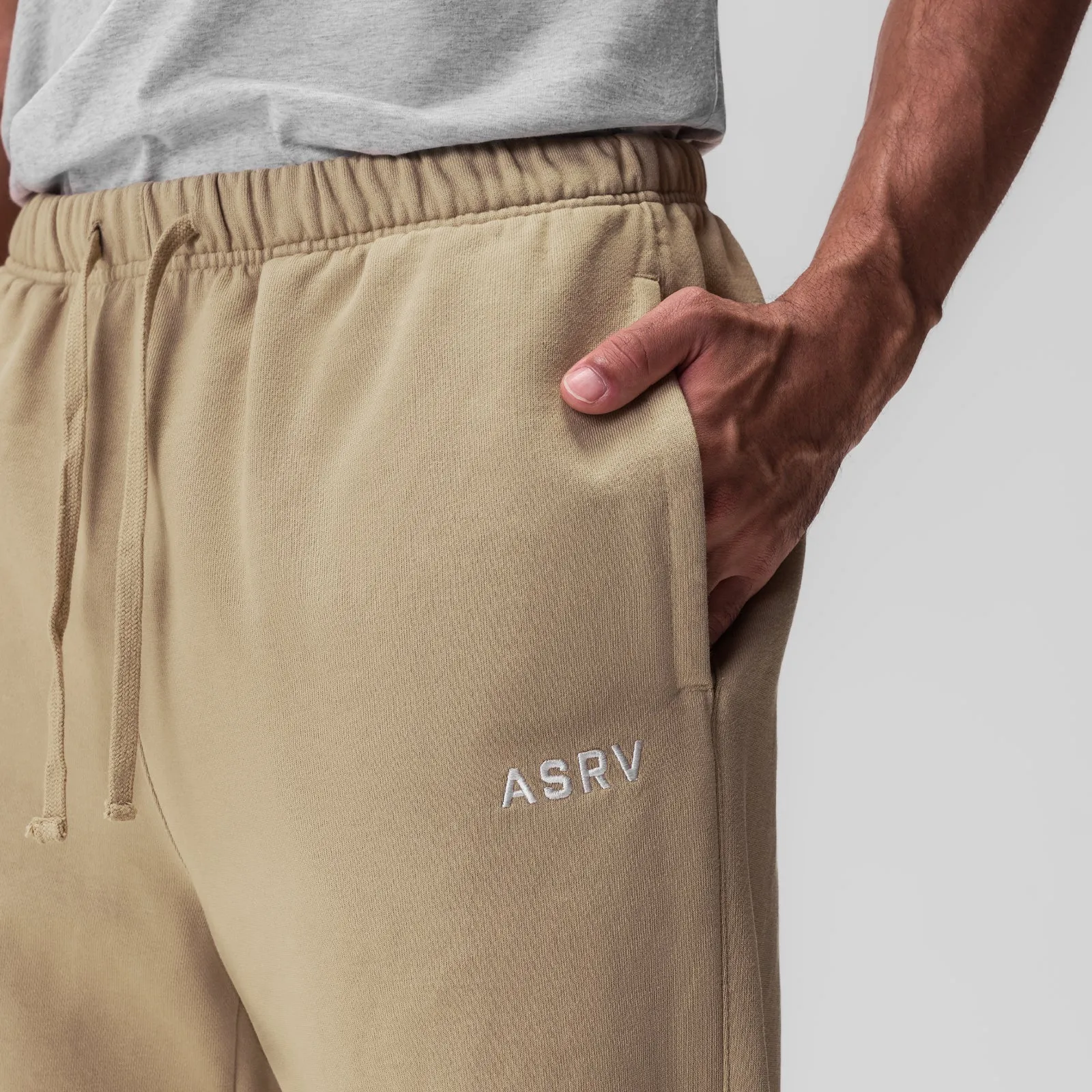 Tapered Look Straight Leg 0840. Tech Essential? Straight Leg Sweats - Khaki