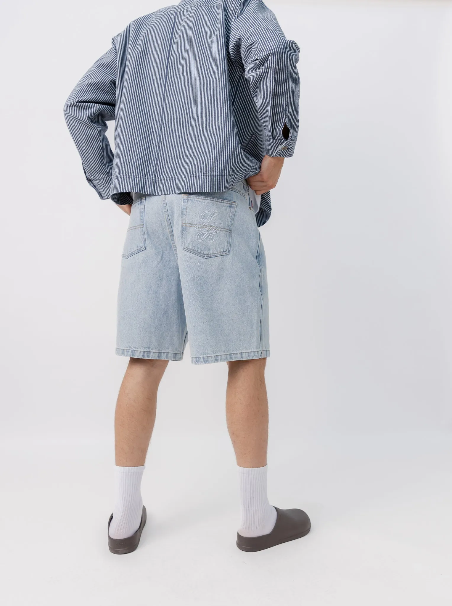 Classic Cut Hiking shorts Baggy Denim Shorts