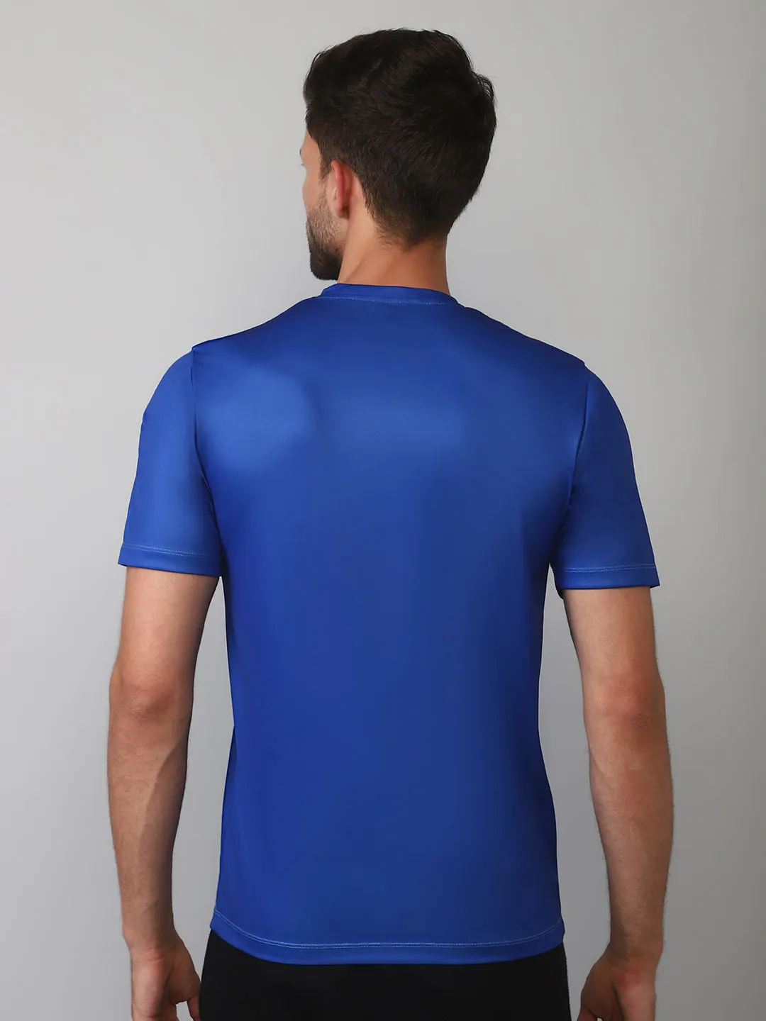 Flexible Waistline InspireGo For Gold Fan Tee - Navy Blue