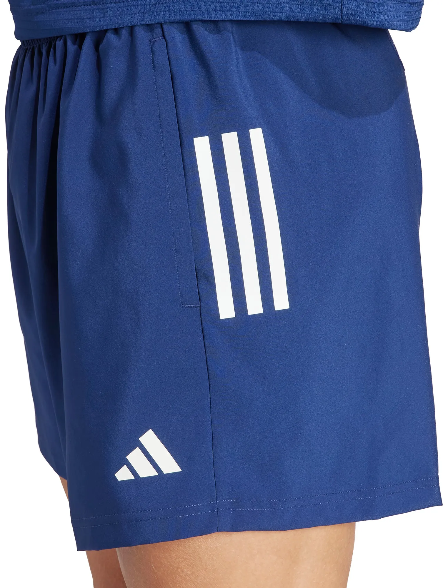 Clean Finish adidas Own The Run 5 Inch Mens Running Shorts - Blue