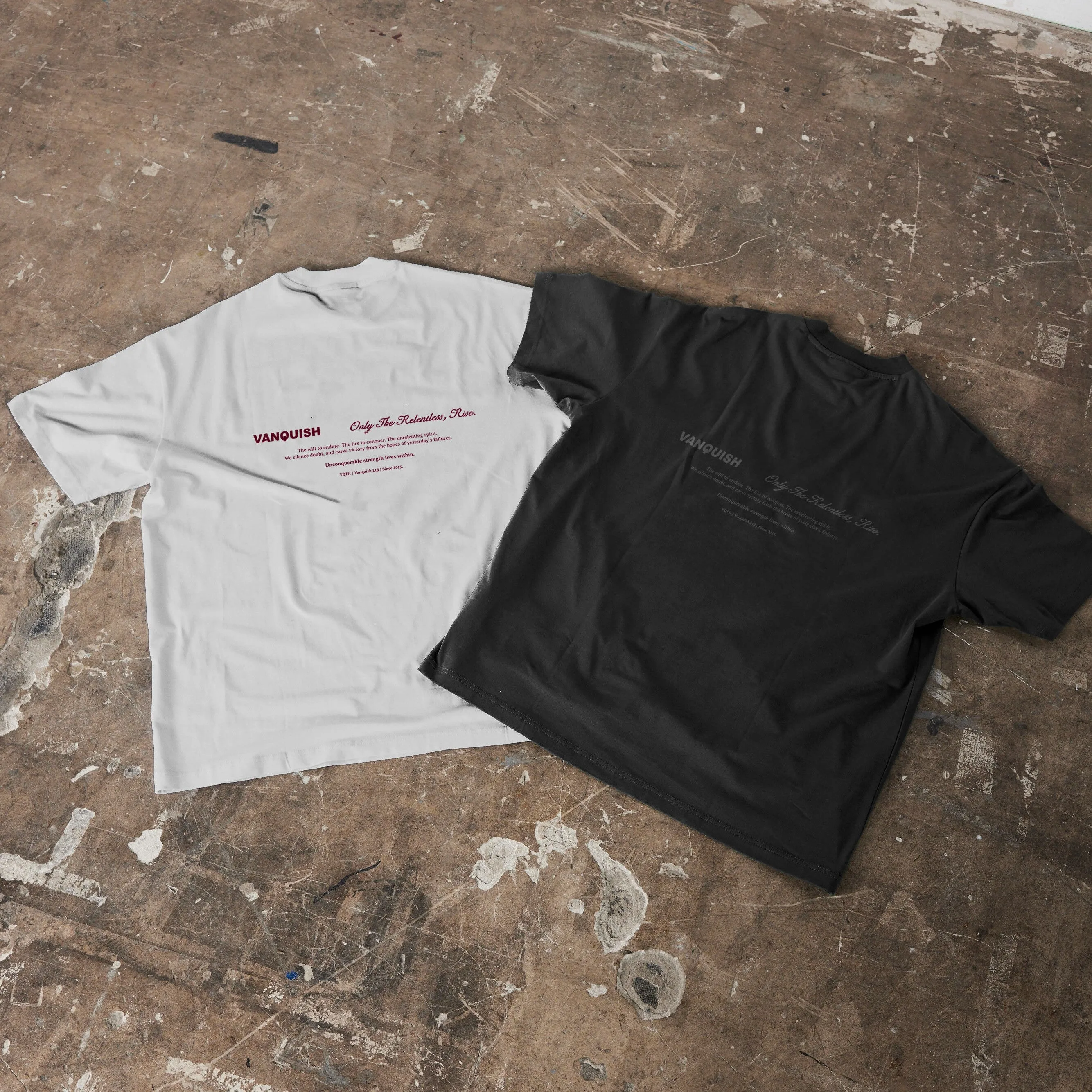 Vanquish Revolve Saints White Oversized T Shirt FadeResistant Coating