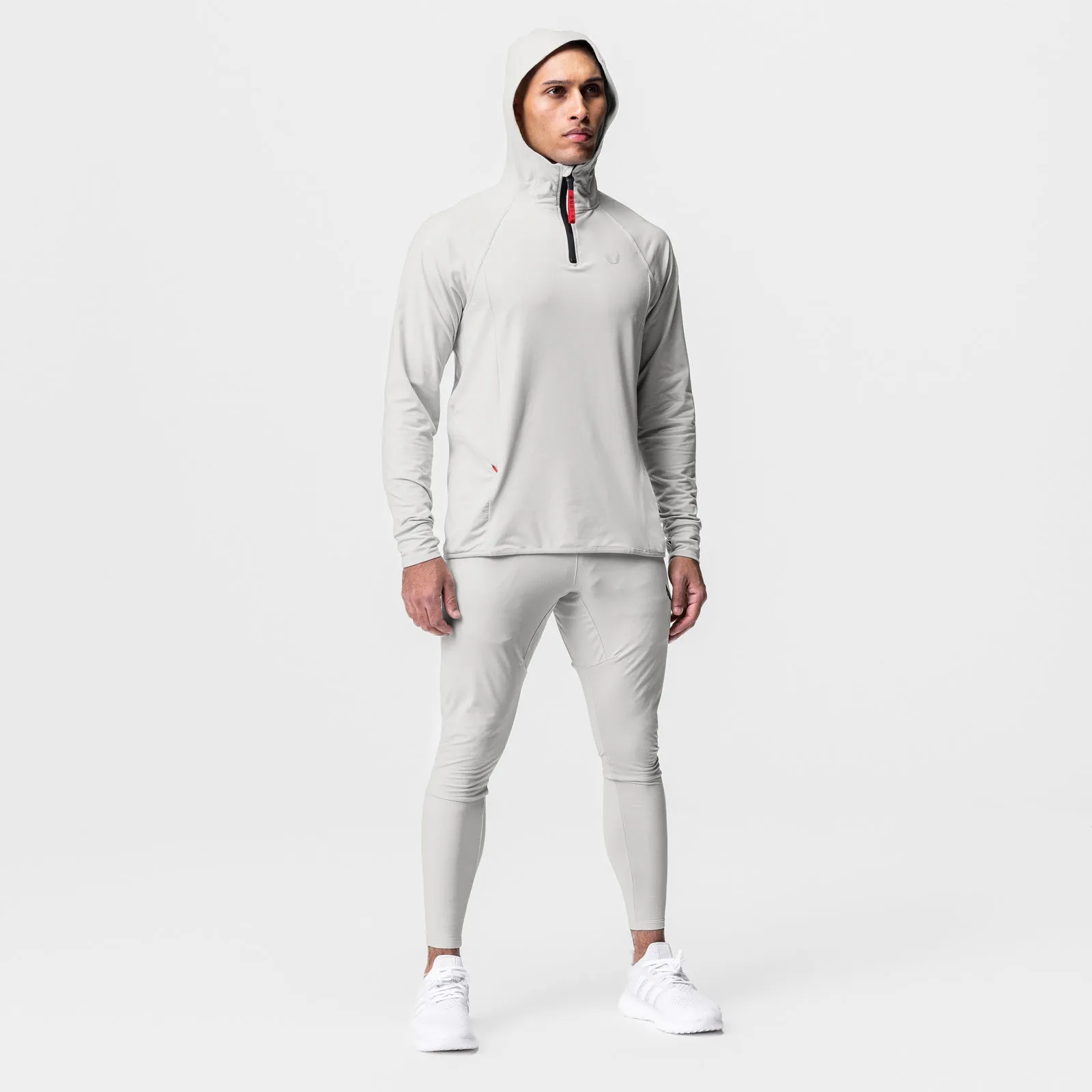 Global fashion Flexible Waistband 0682. Training Hoodie - Stone