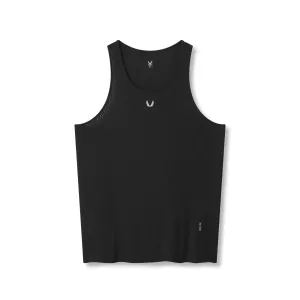 Feedback - responsive 0949. Laser-Vent? Singlet Tank - Black