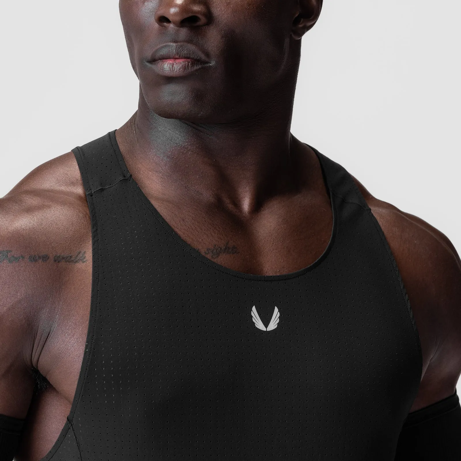 Multi Panel Construction 0949. Laser-Vent? Singlet Tank - Black