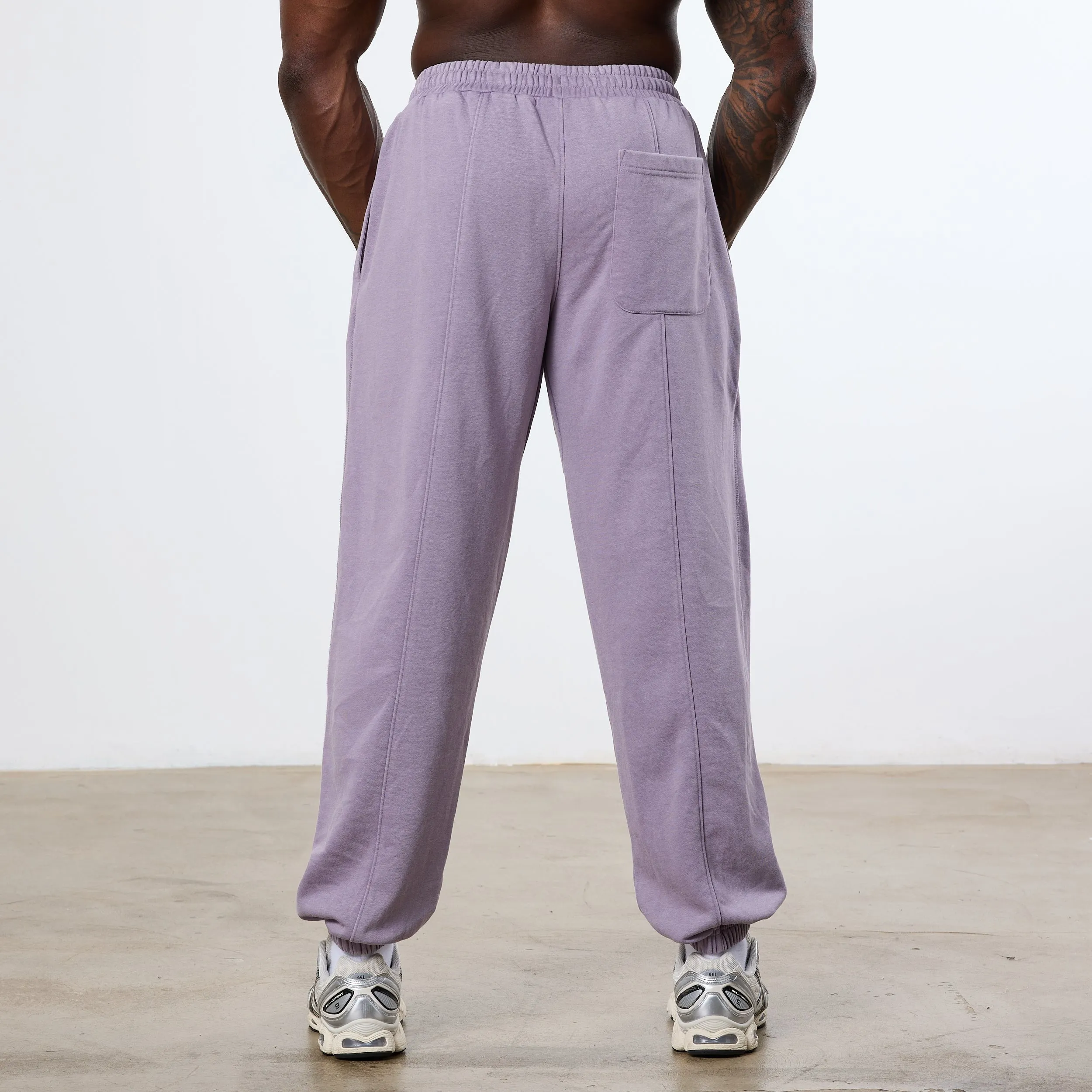 HeatRegulating HypoallergenicFabric Vanquish Better Than Yesterday Washed Purple Oversized Sweatpants