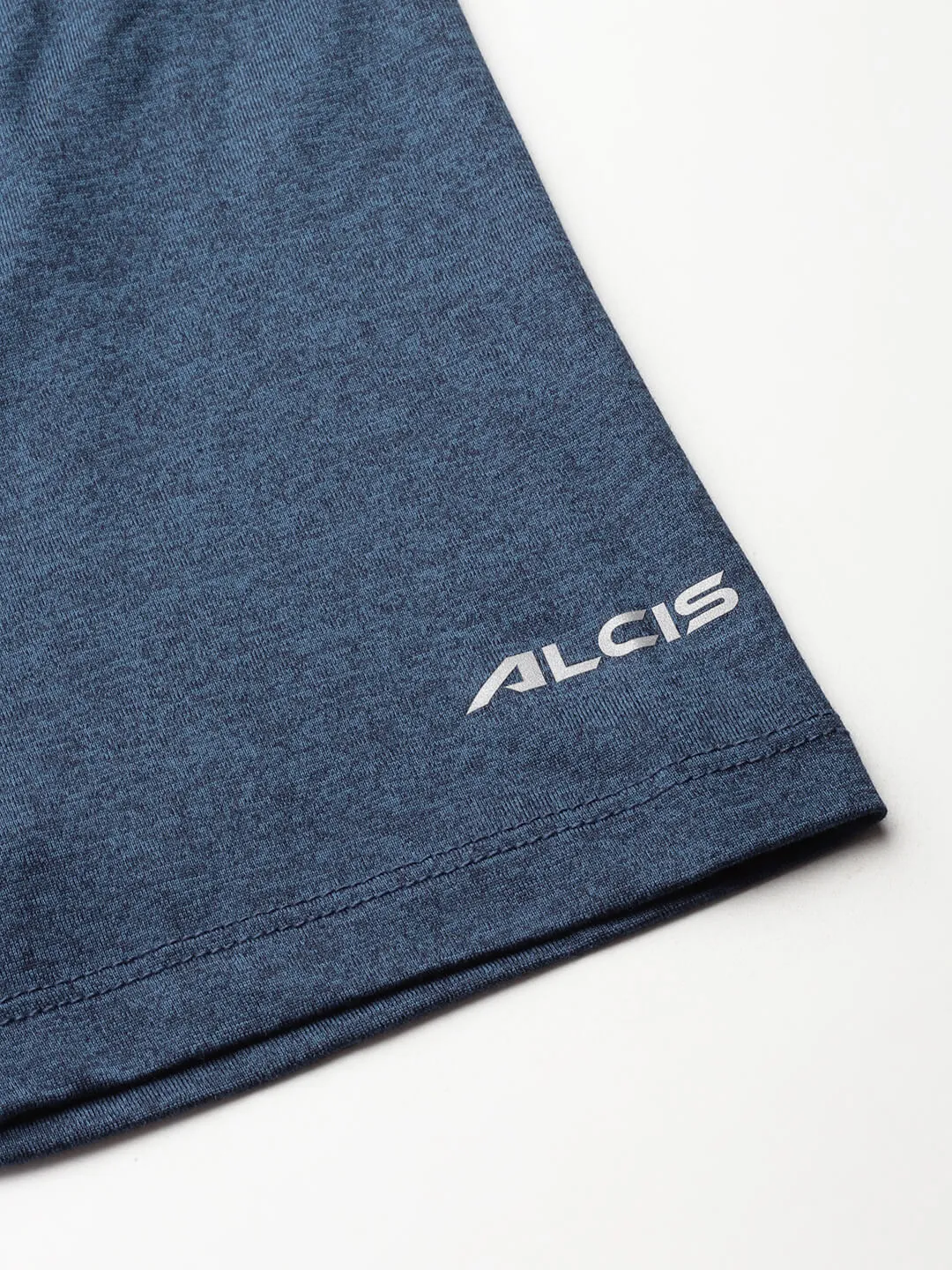 NonIrritating Seams Energy Mood Alcis Men Navy Blue Typography Printed Anti Static Slim Fit Sports T-shirt