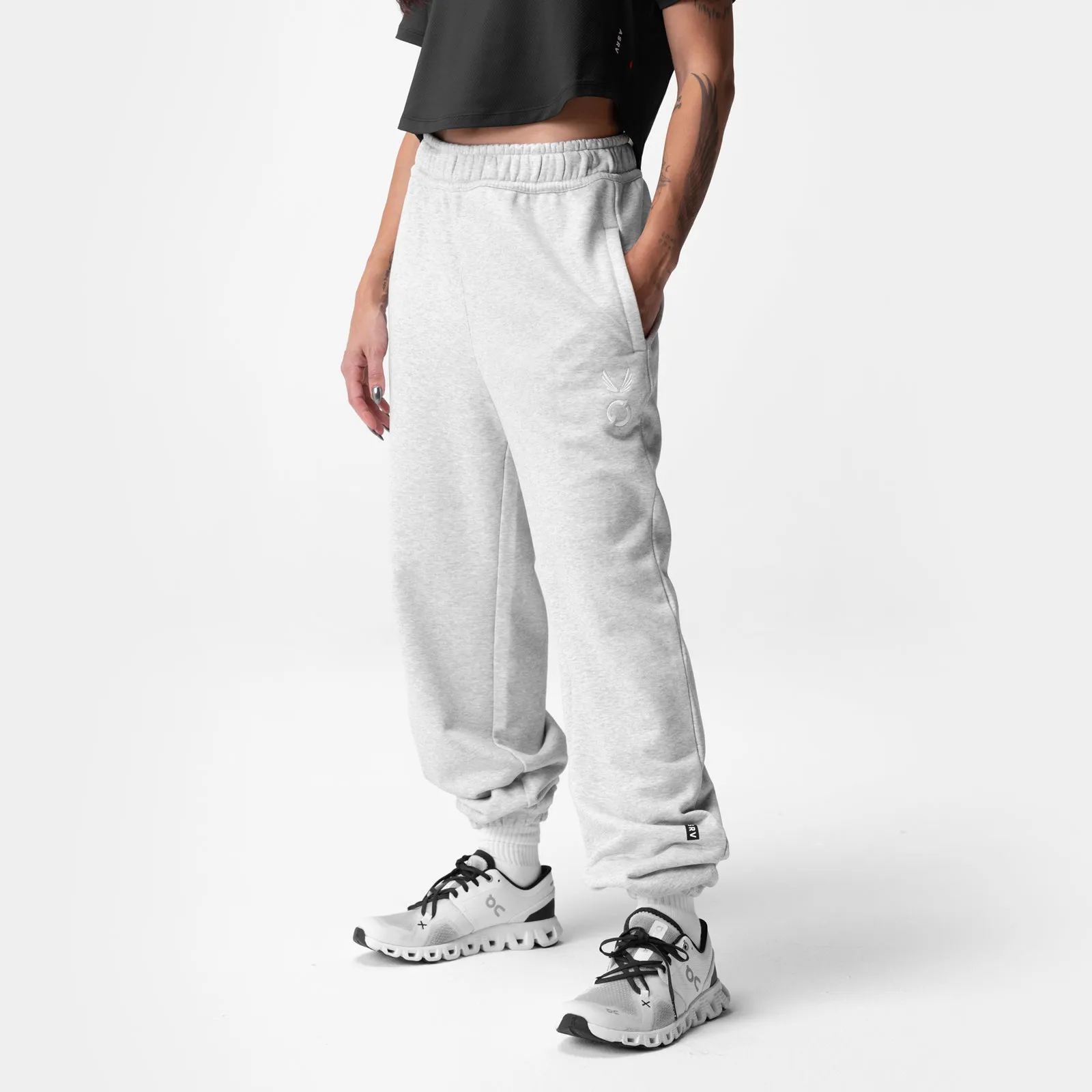 Weekend Ready Ventilated Panel System ASRV x Equinox Sorona? French-Terry Oversized Jogger - Heather Grey