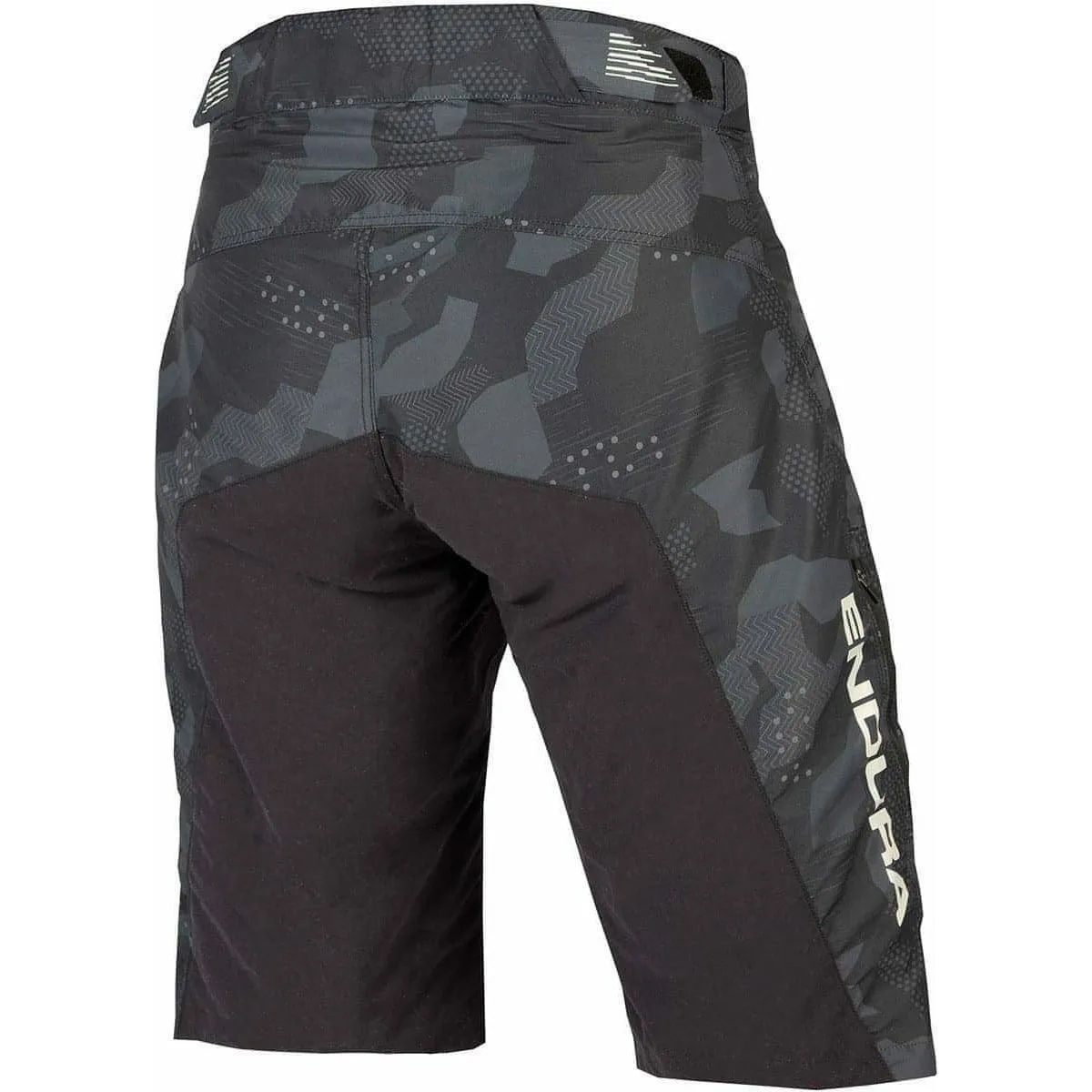 Endura SingleTrack II Mens Baggy Cycling Shorts - Black Camo Chafe Resistant Seams