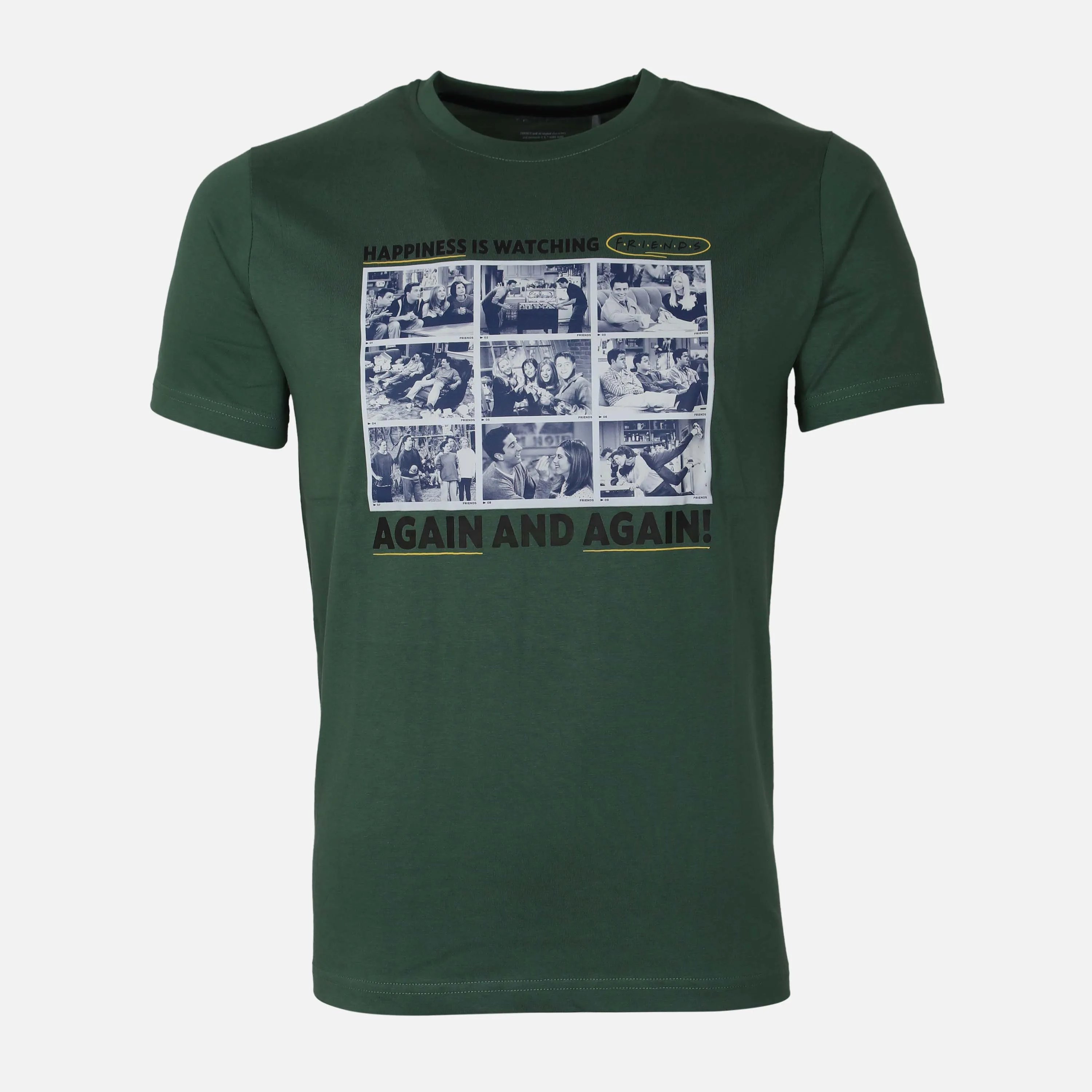 GridTexture MENS BASIC T-SHIRT