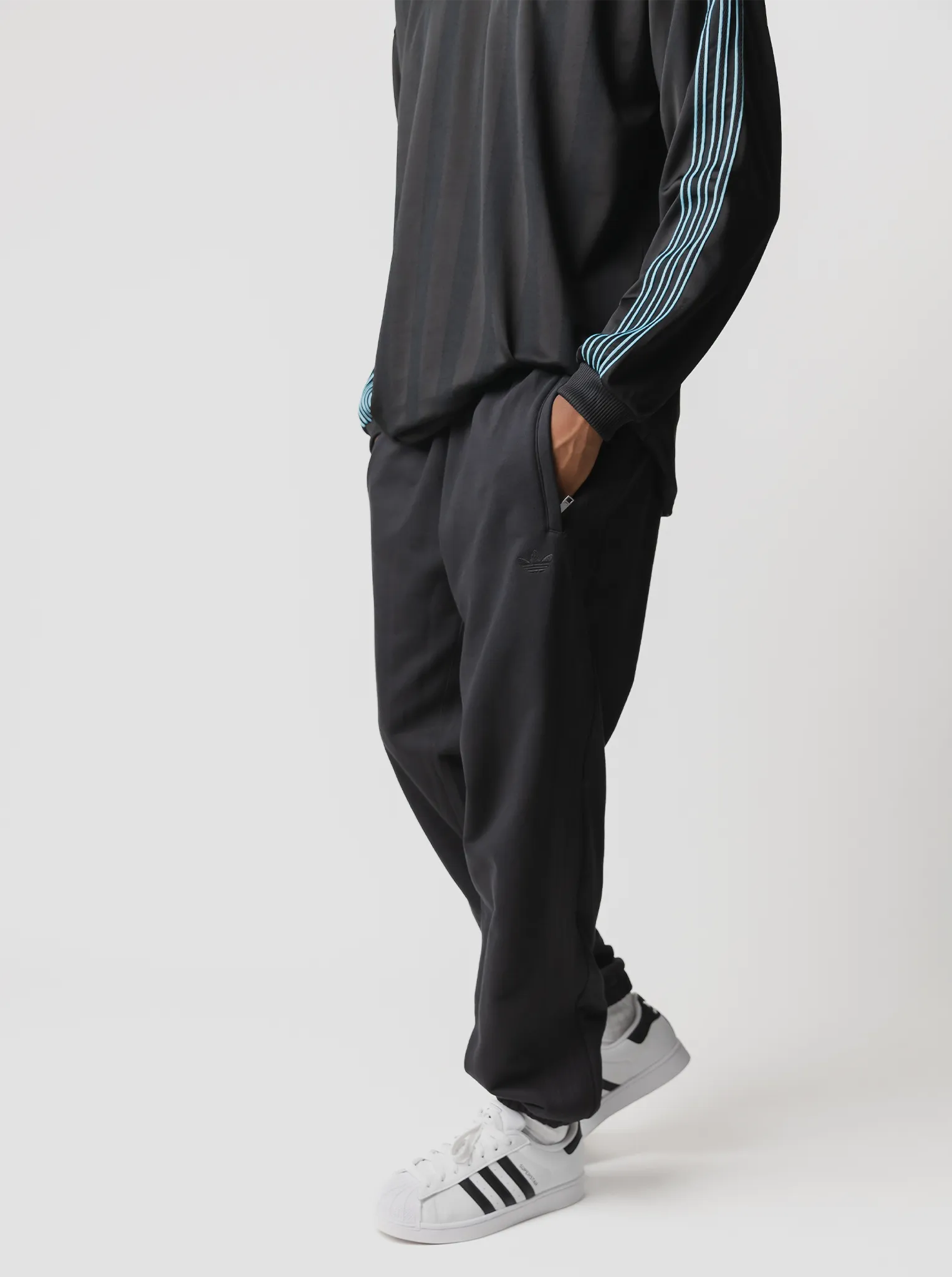 Laser Cut Edges OrganicCottonBlend Premium Essentials Joggers