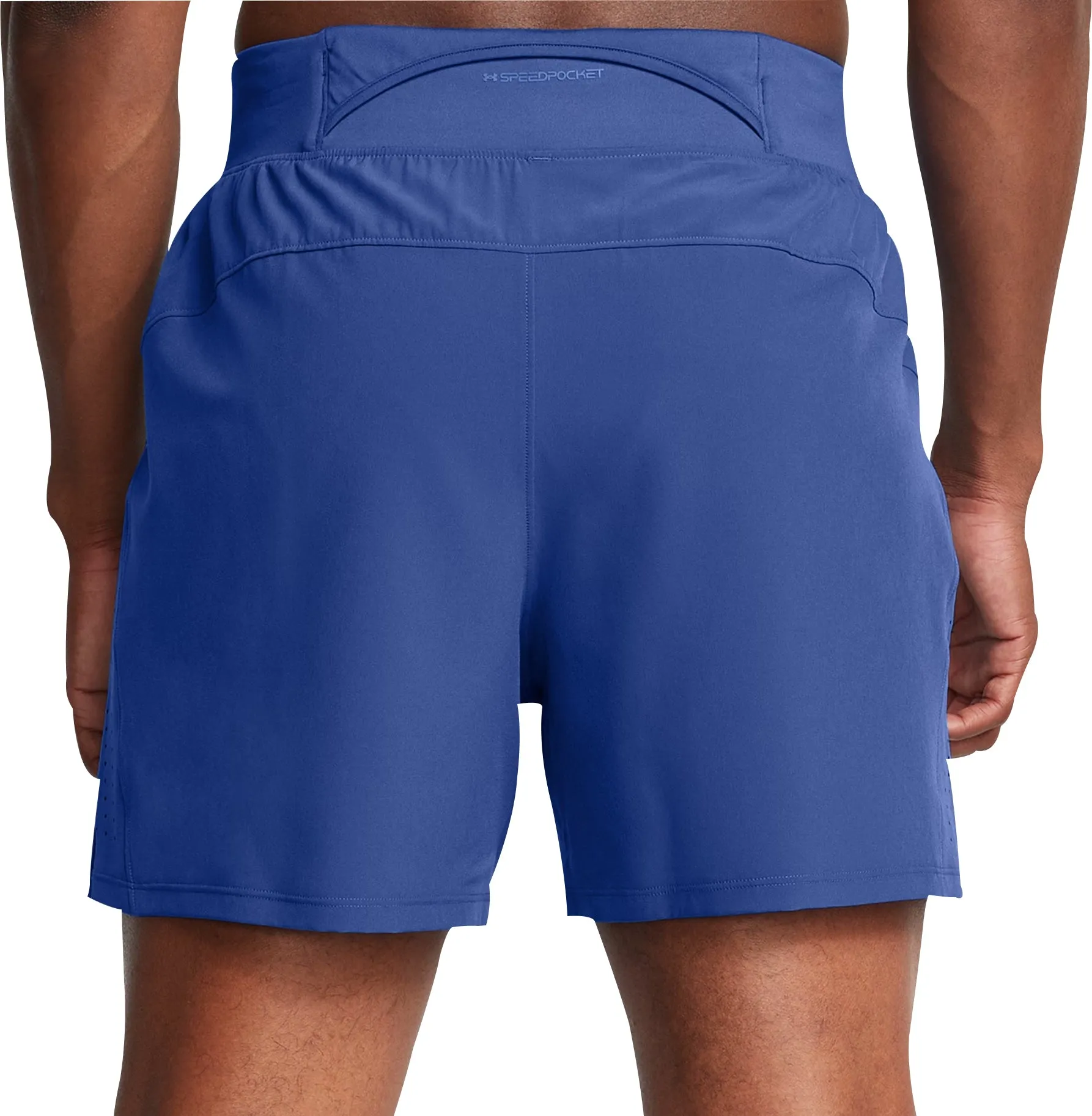 Under Armour Launch Pro 5 Inch Mens Running Shorts - Blue EcoFriendlyMaterials