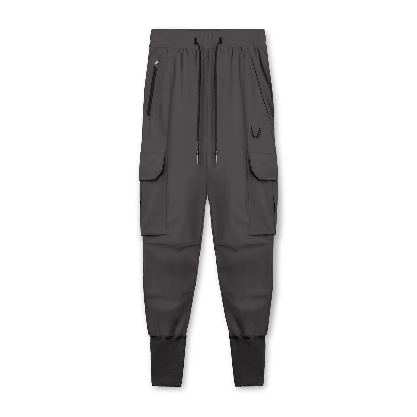 StainResistantCoating AntiSnagZippers 0437. Tetra-Lite? Cargo High Rib Jogger - Space Grey
