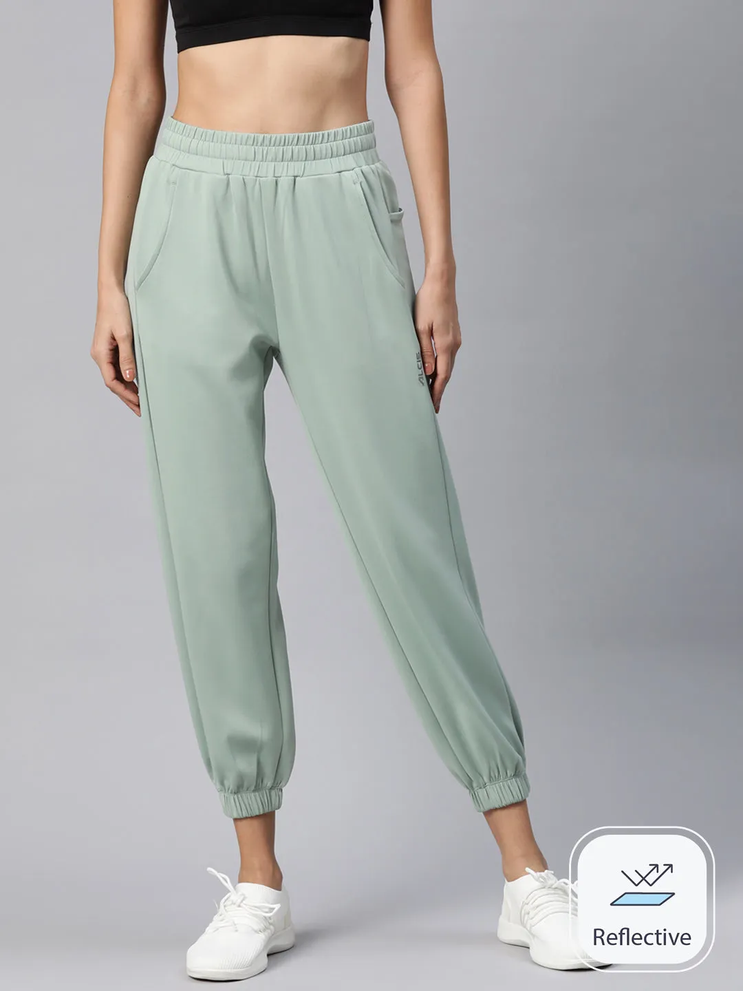 Alcis Women Regular Fit Elite Motion Jogger Track Pants On The Go DurableBartack