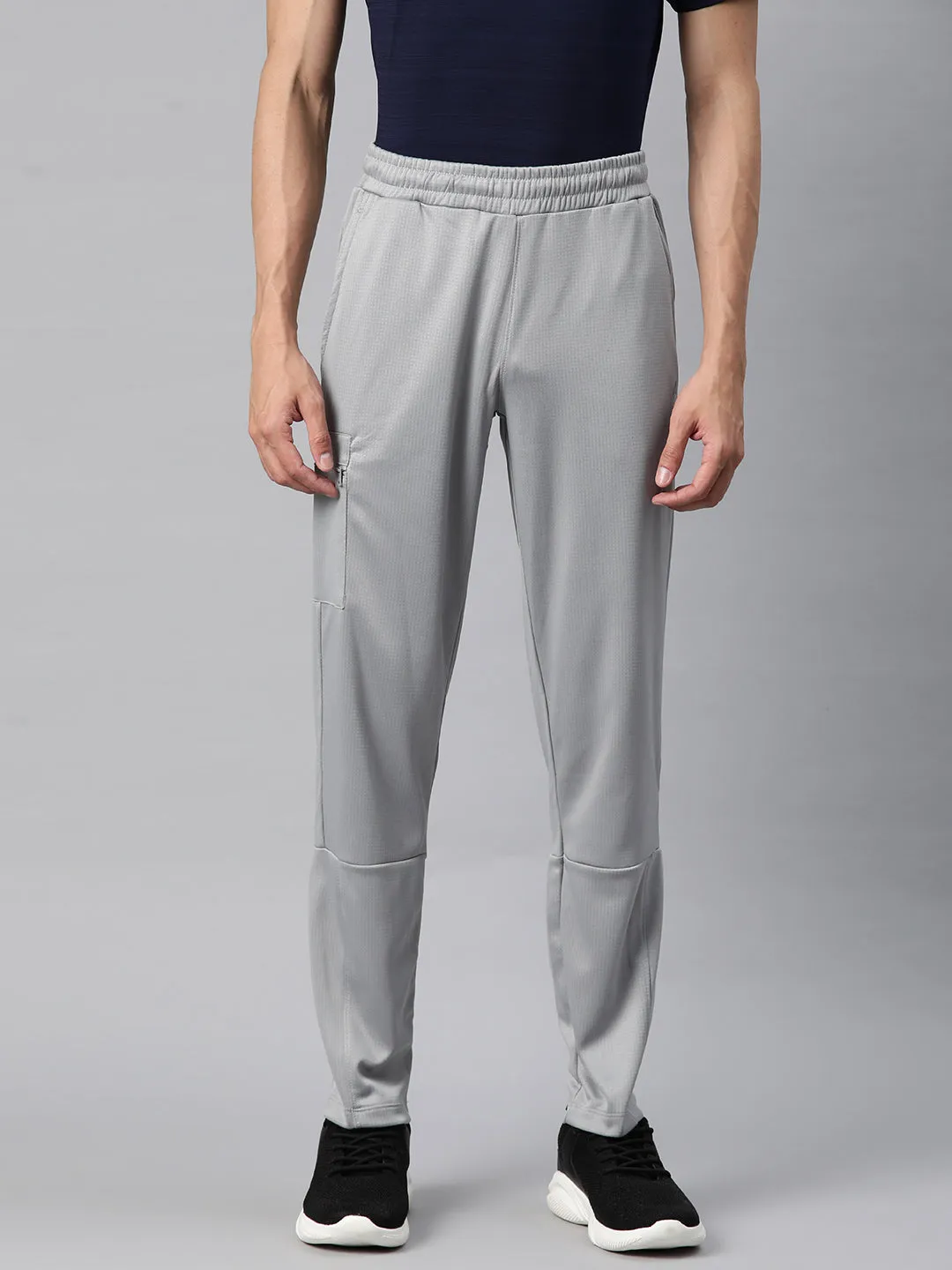 Alcis Men Solid Slim Fit Sports Track Pants Lightweight Flex