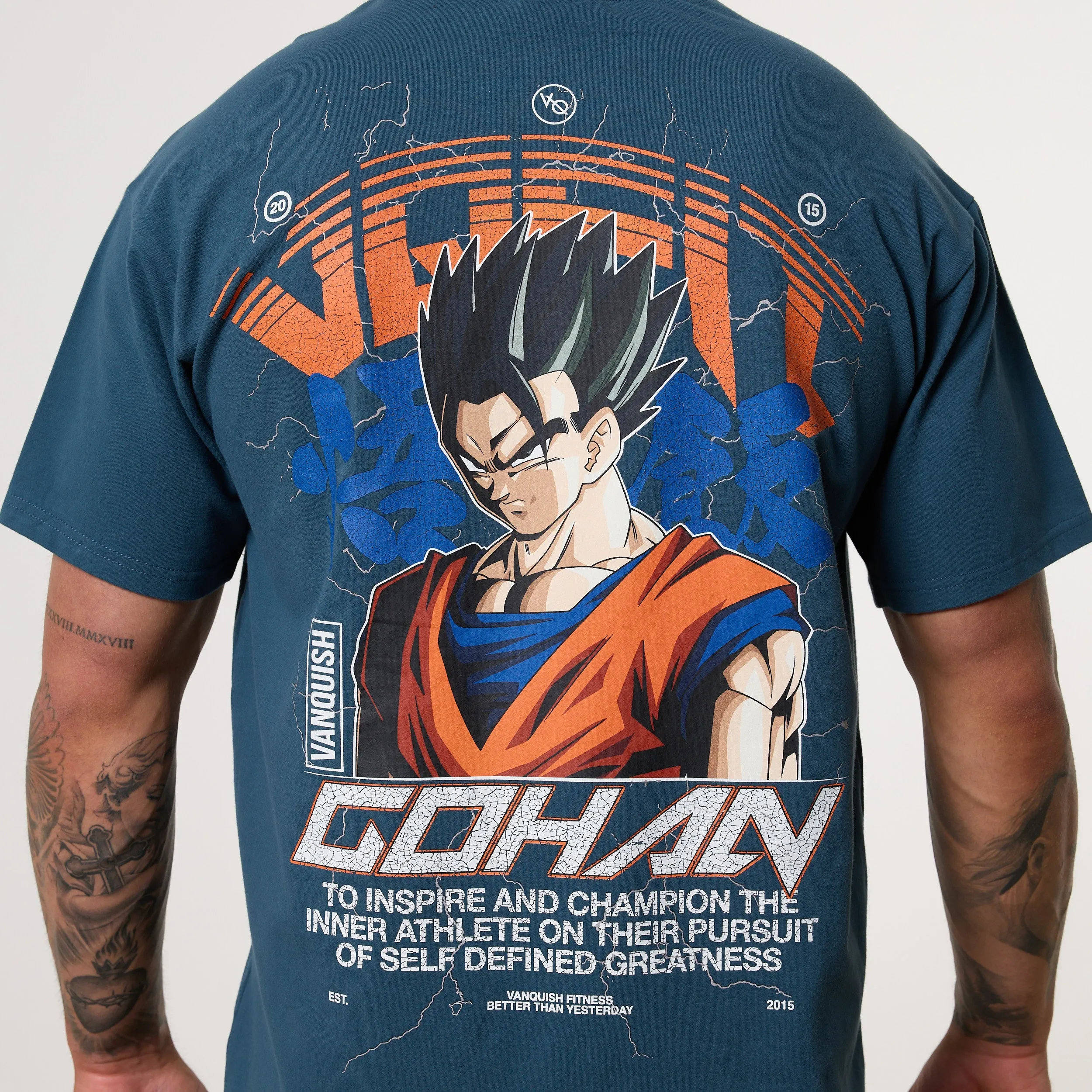 UV Protective Fabric graduation Vanquish DBS Gohan Blue T-Shirt