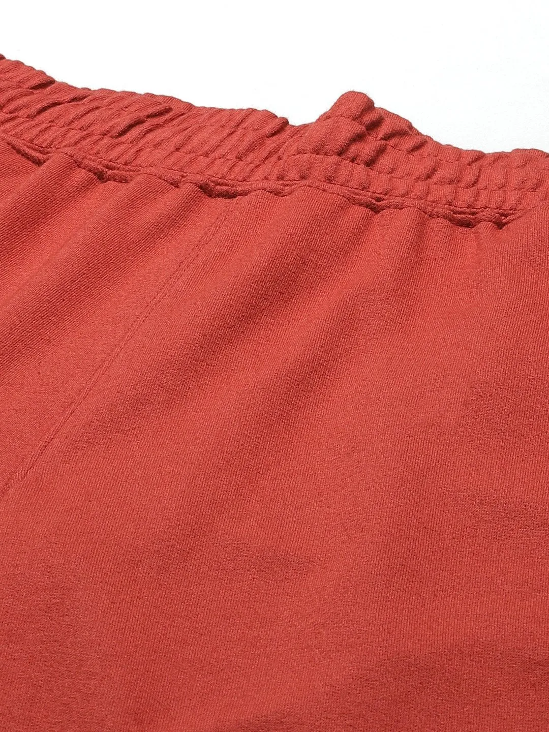 Thermal Insulation Layer Lightweight Construction Alcis Women Red Printed Slim-Fit Joggers
