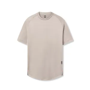 0660. AeroSilver? Established Tee - Chai Colorfast Dye Fur combination