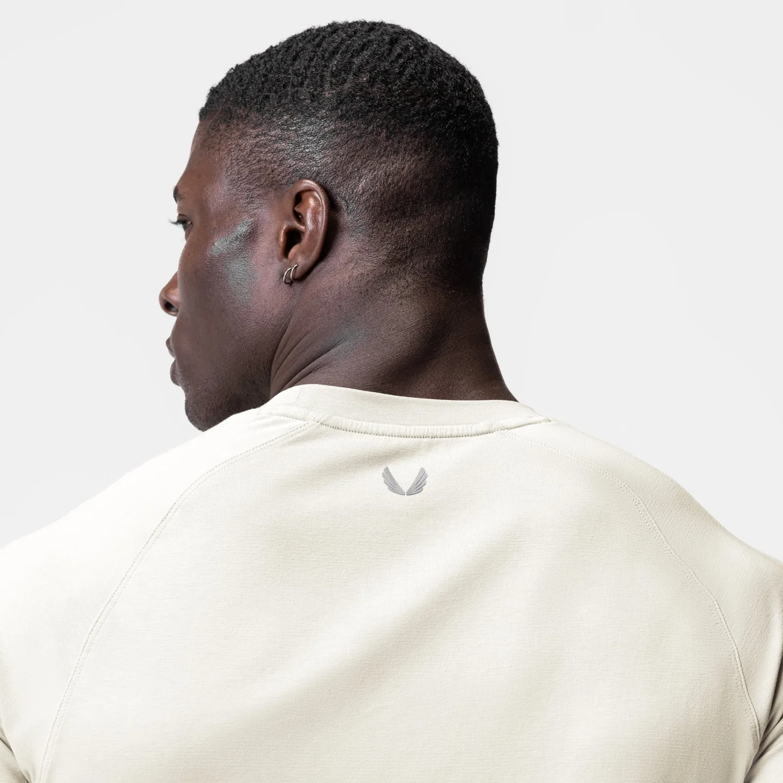 0767. Supima? Established Tee - Ivory Cream LightweightBlend