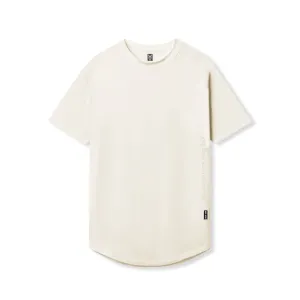 0767. Supima? Established Tee - Ivory Cream Eco Friendly Dyes Set In Sleeve