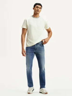 Basic Attire Relaxed Style Men's Redloop 511 Dark Indigo Slim Fit Mid Rise Selvedge Jeans