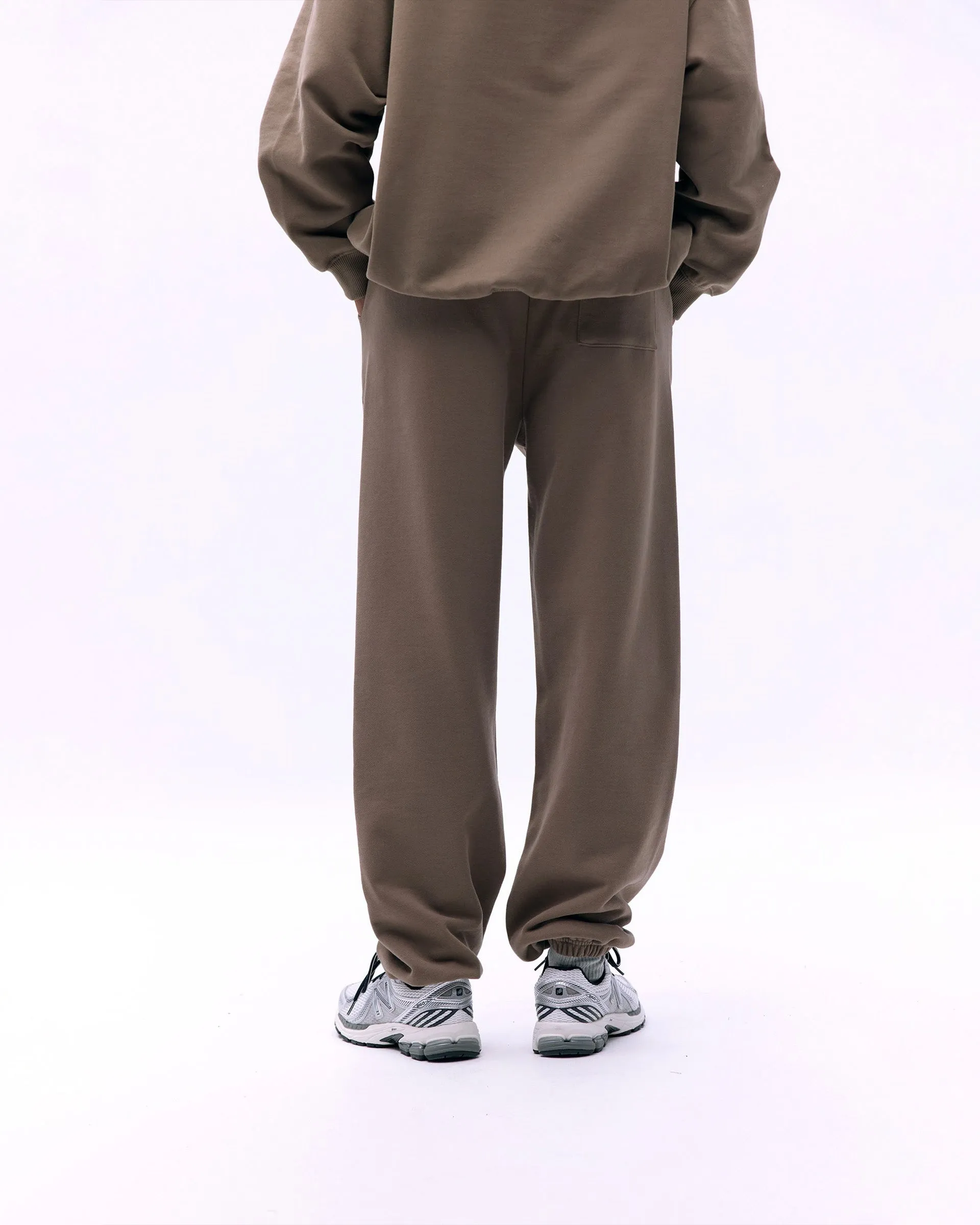 Varsity Sweatpants - Cocoa Brown Basic Stretch