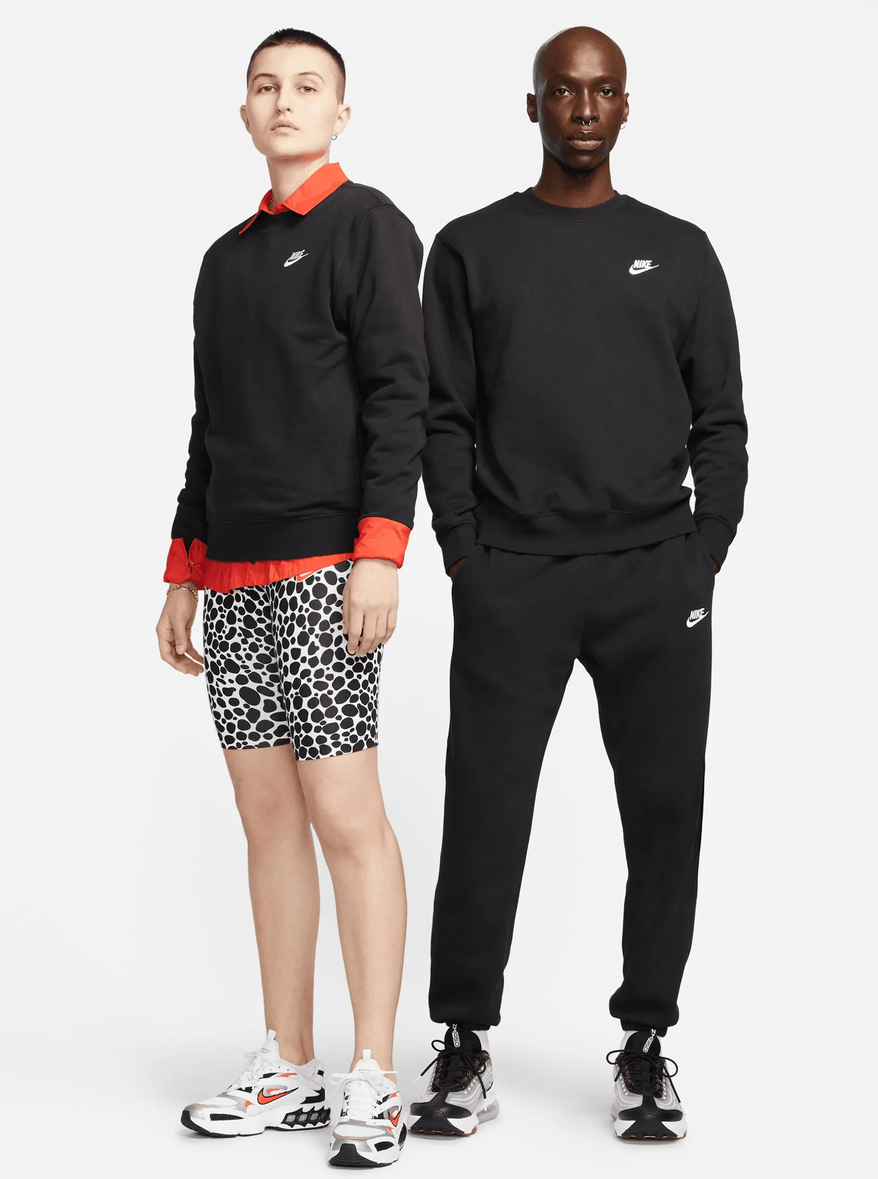 Sportswear Club Crew Branded Look