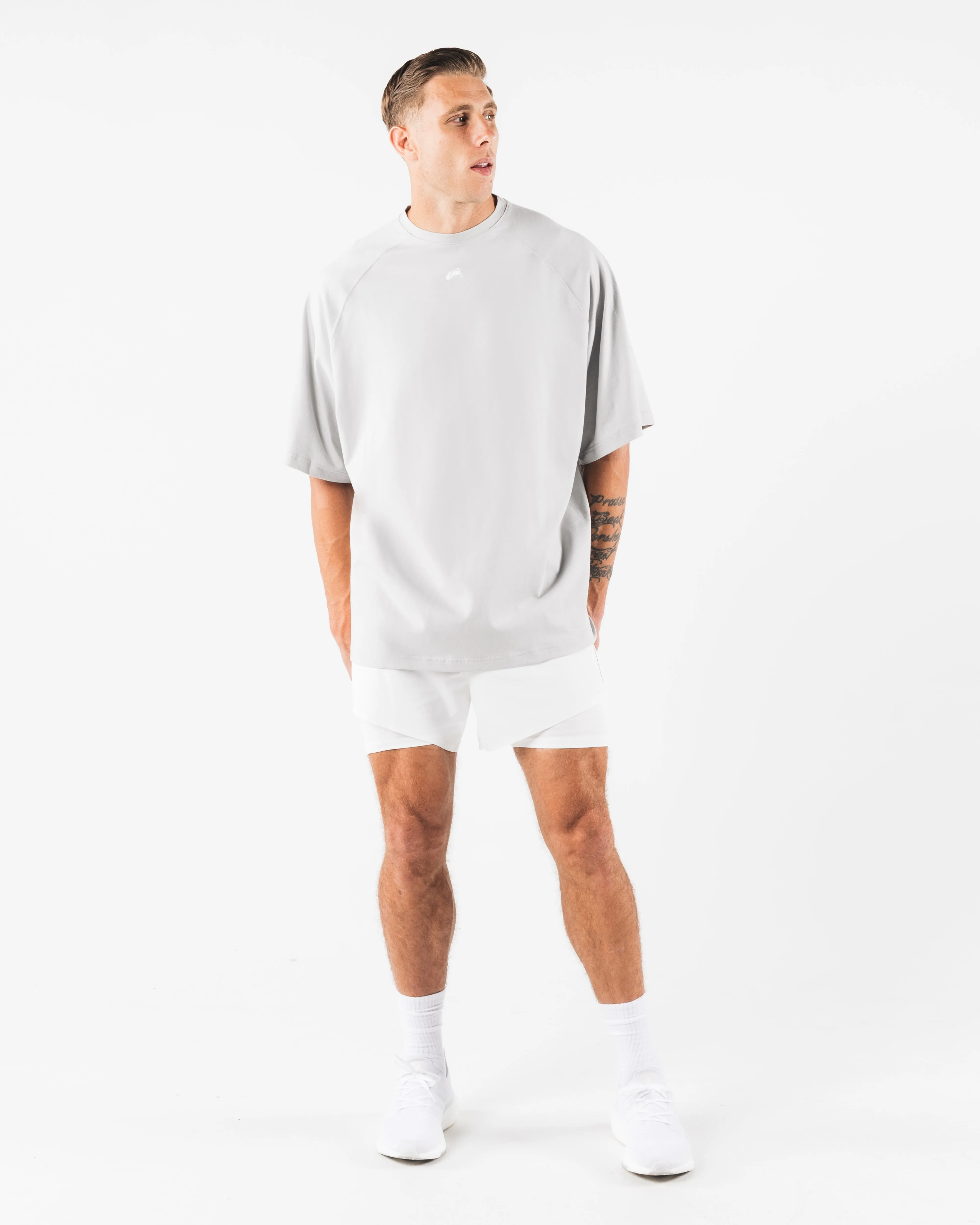 Flex Short - White Relax Fit
