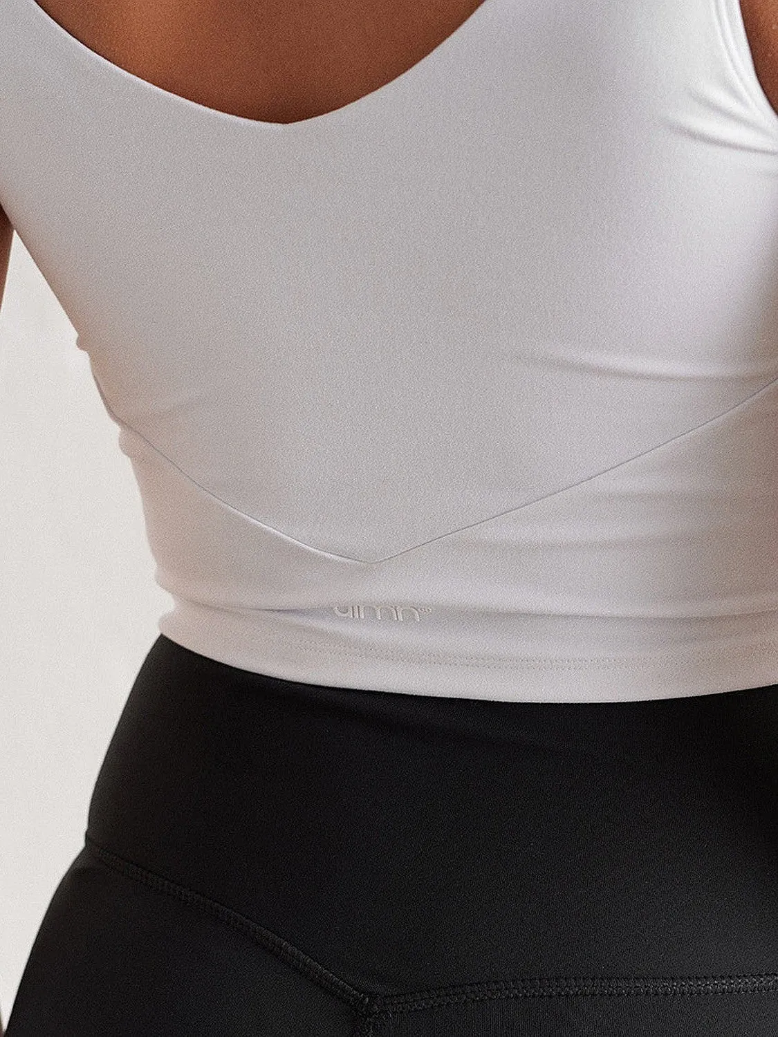 sustainable product Belt loops White Sense Bralette