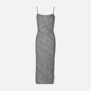 WOMEN SLEEVE LESS LONG DRESS Matte Tone Ventilated Back Panels
