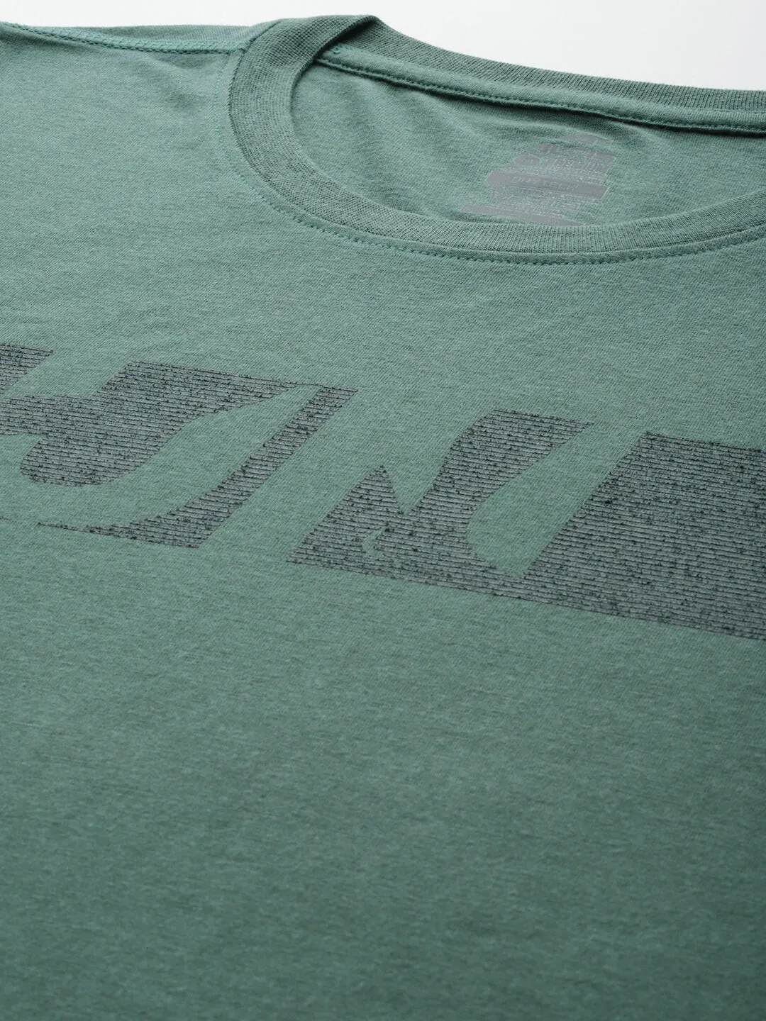 DurableStitching Alcis Men Typography Printed Sports T-shirt with Reflective Detail