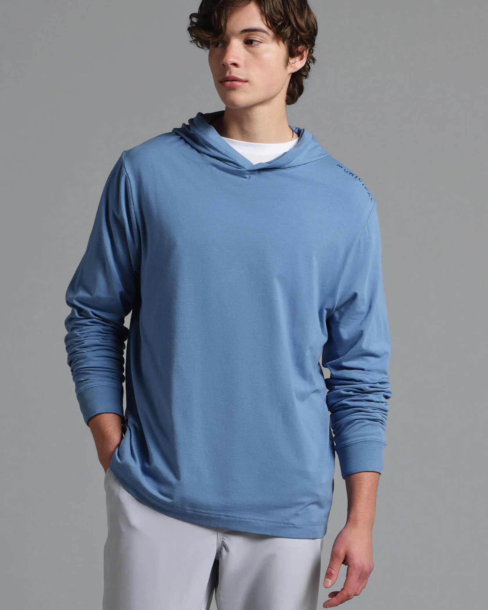 Classic Mode UniversalFit Enduro Stretch LS Hooded T-Shirt