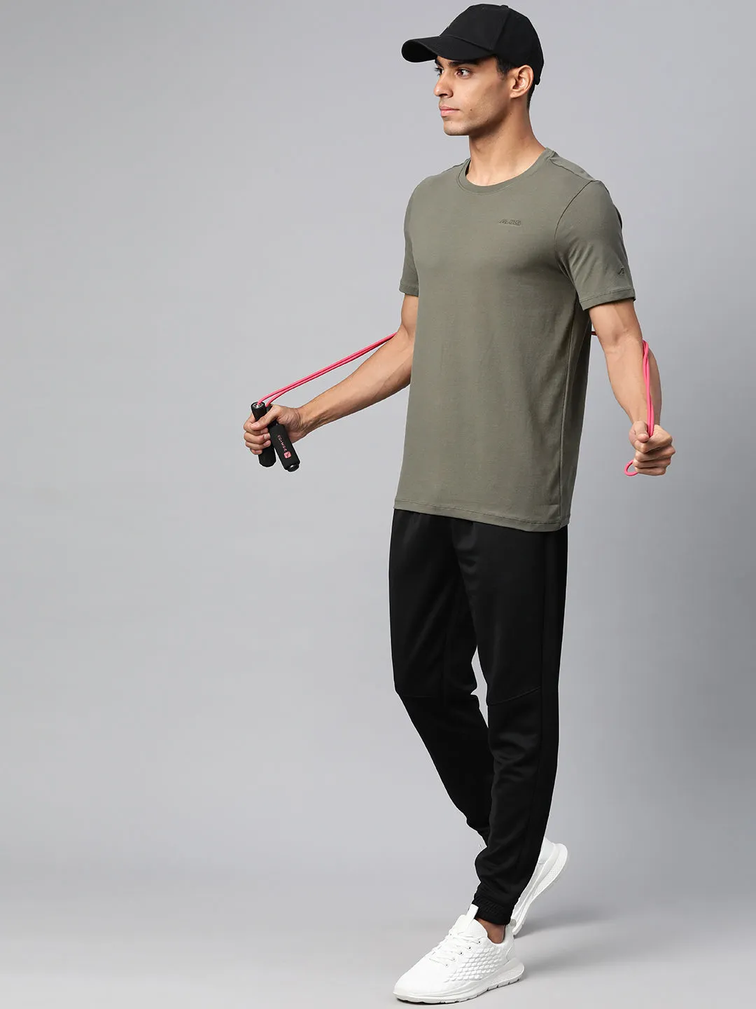 StretchWaistband China Cool Alcis Men Solid Stretchex Slim Fit T-shirt