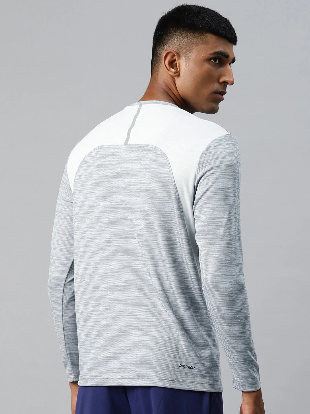 Alcis Men Colourblocked Dry Tech Slim Fit Sports T-shirt River Flow AbrasionResistantFabric