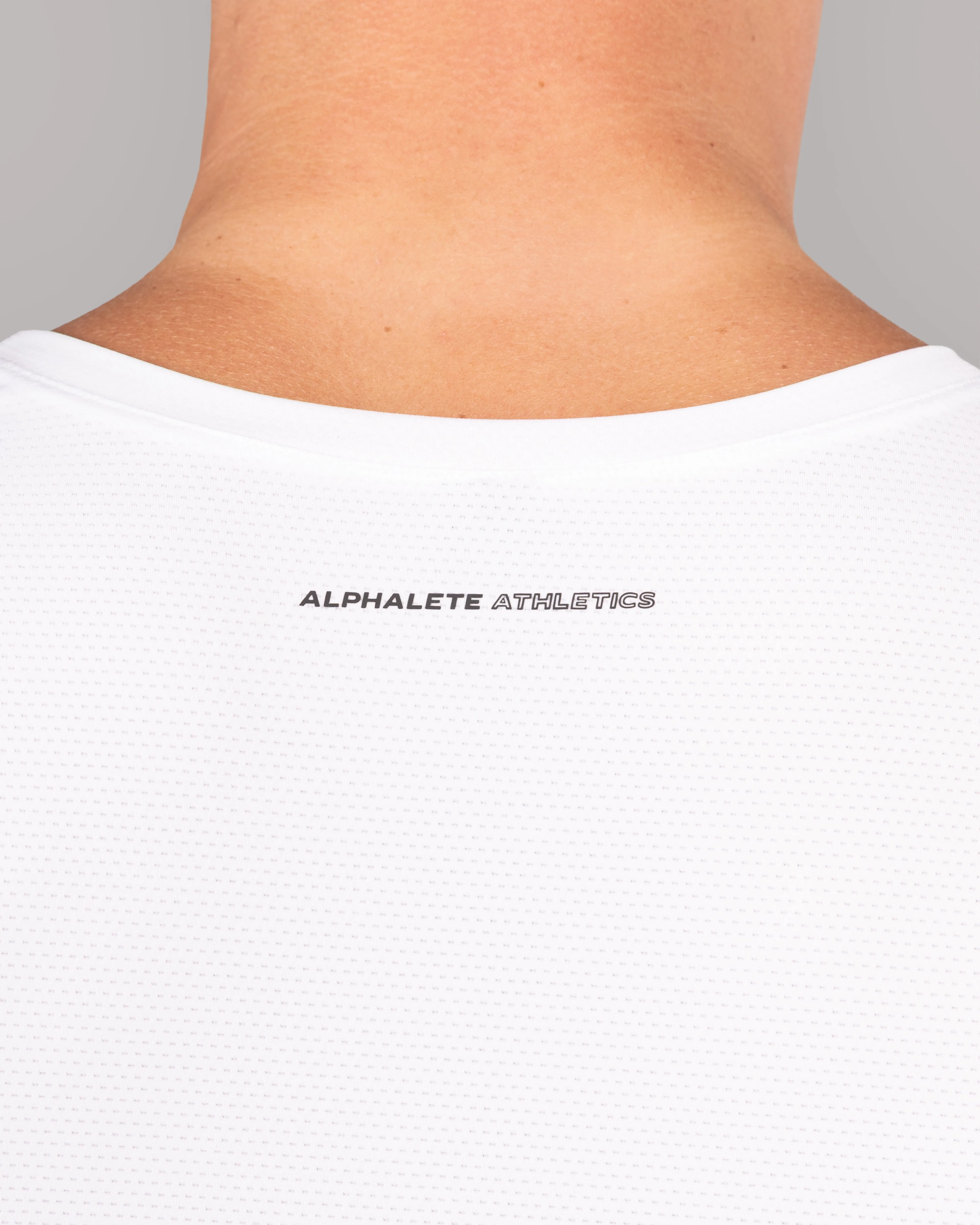 Fitness Apparel Racer Tank - White
