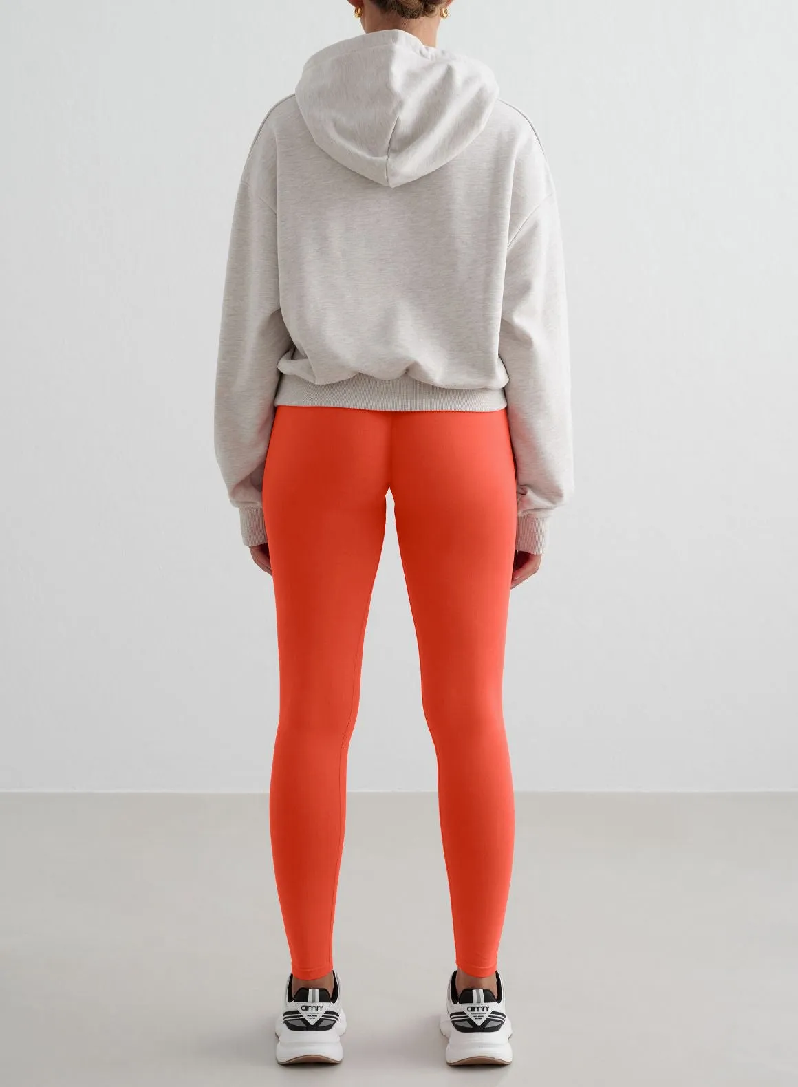 Tangerine Shape Seamless Tights & Chunky Terry Hood Set Mediterranean style Cozy Sense