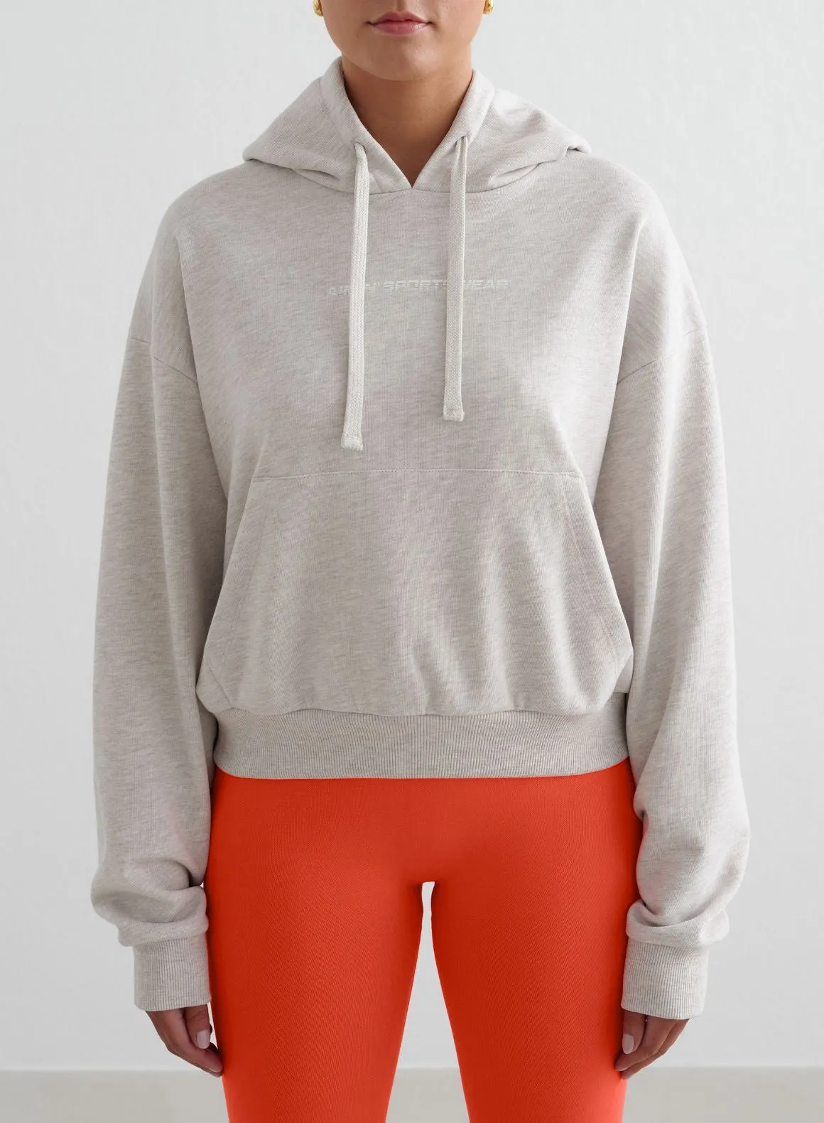 Wolf like Flexible Fabric Tangerine Shape Seamless Tights & Chunky Terry Hood Set