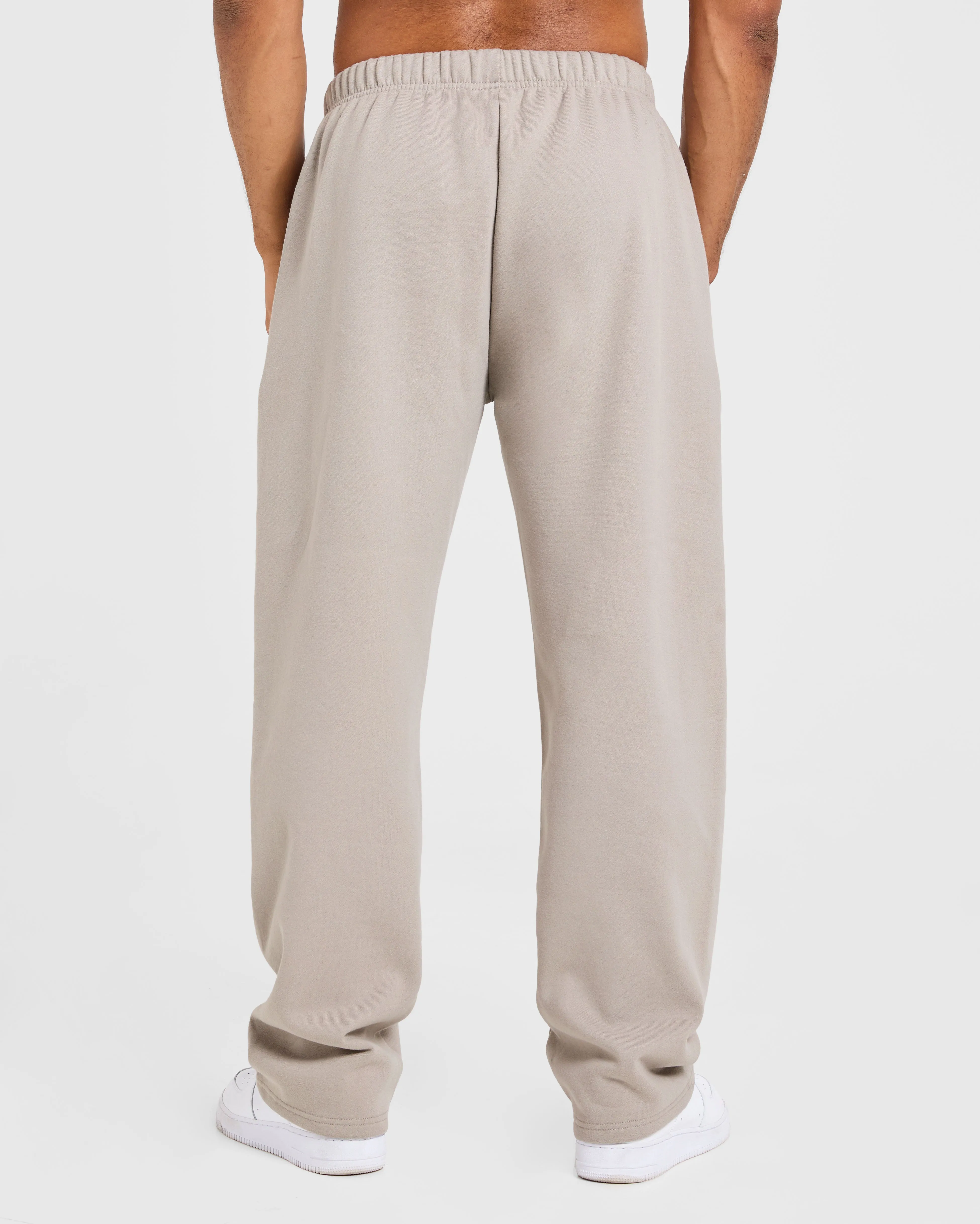 Perfect Stretch FlexibleMobility Essential Oversized Straight Leg Joggers - Stone