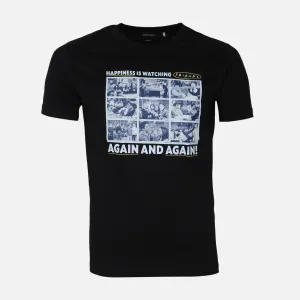MENS BASIC T-SHIRT ConvertibleStyle Elastic cuffs