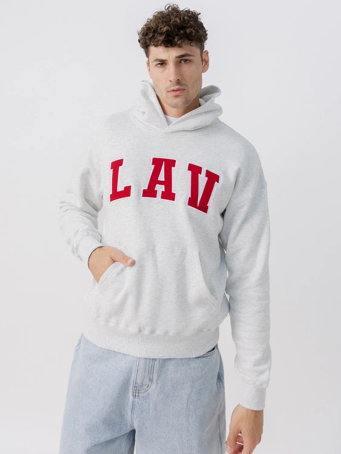 Moisture Wicking Lining Retro Vibe Applique Hoodie
