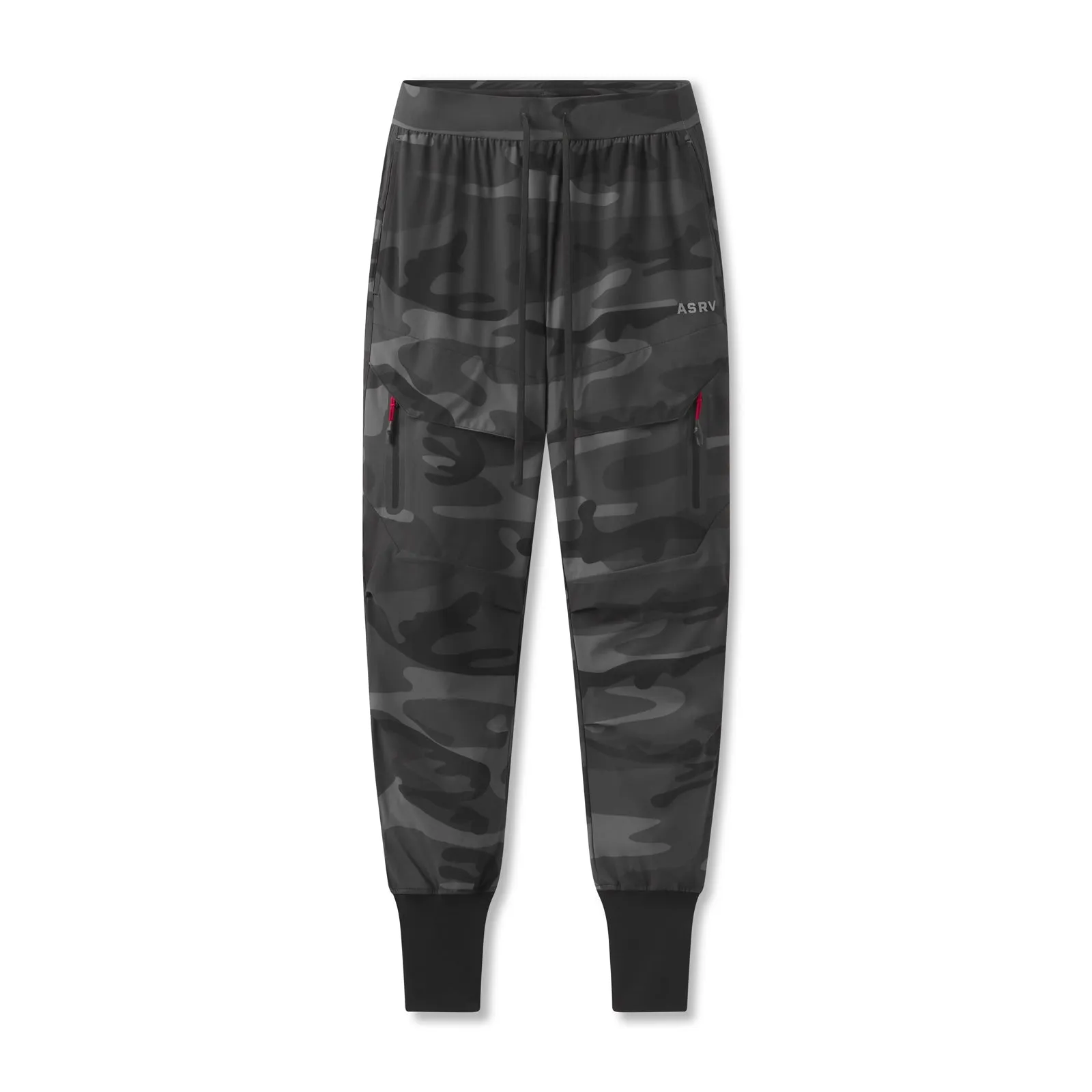 0690. Tetra-Lite? Tech High Rib Jogger - Black Camo Temperature Regulating Fabric