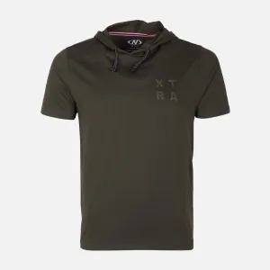 AdjustableWaist MEN HOODED T-SHIRT REGULAR FIT