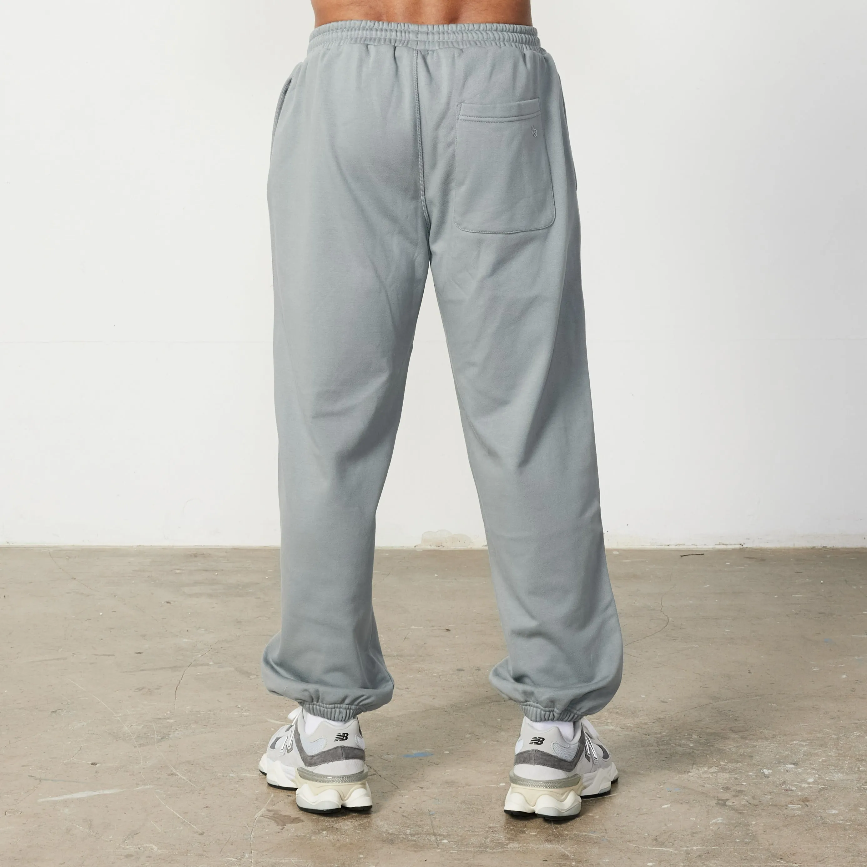 Vanquish Essential Steel Grey Oversized Sweatpants All Day Comfort Soft Brushed Lining
