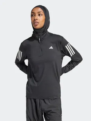 Own The Run Half-Zip Jacket Tear Resistant Stitching Relaxed Look