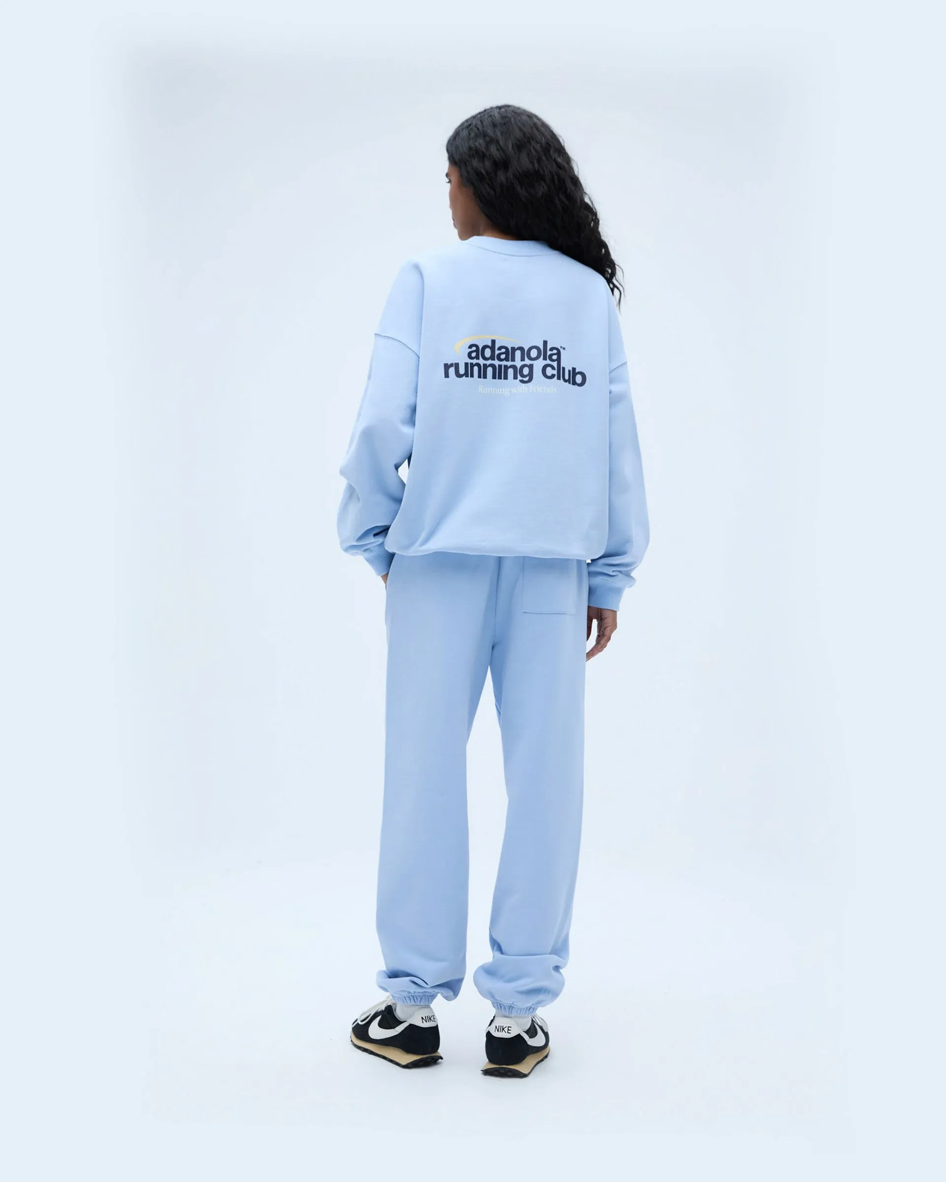 MachineWashableFabric Adanola Running Sweatpants - Powder Blue