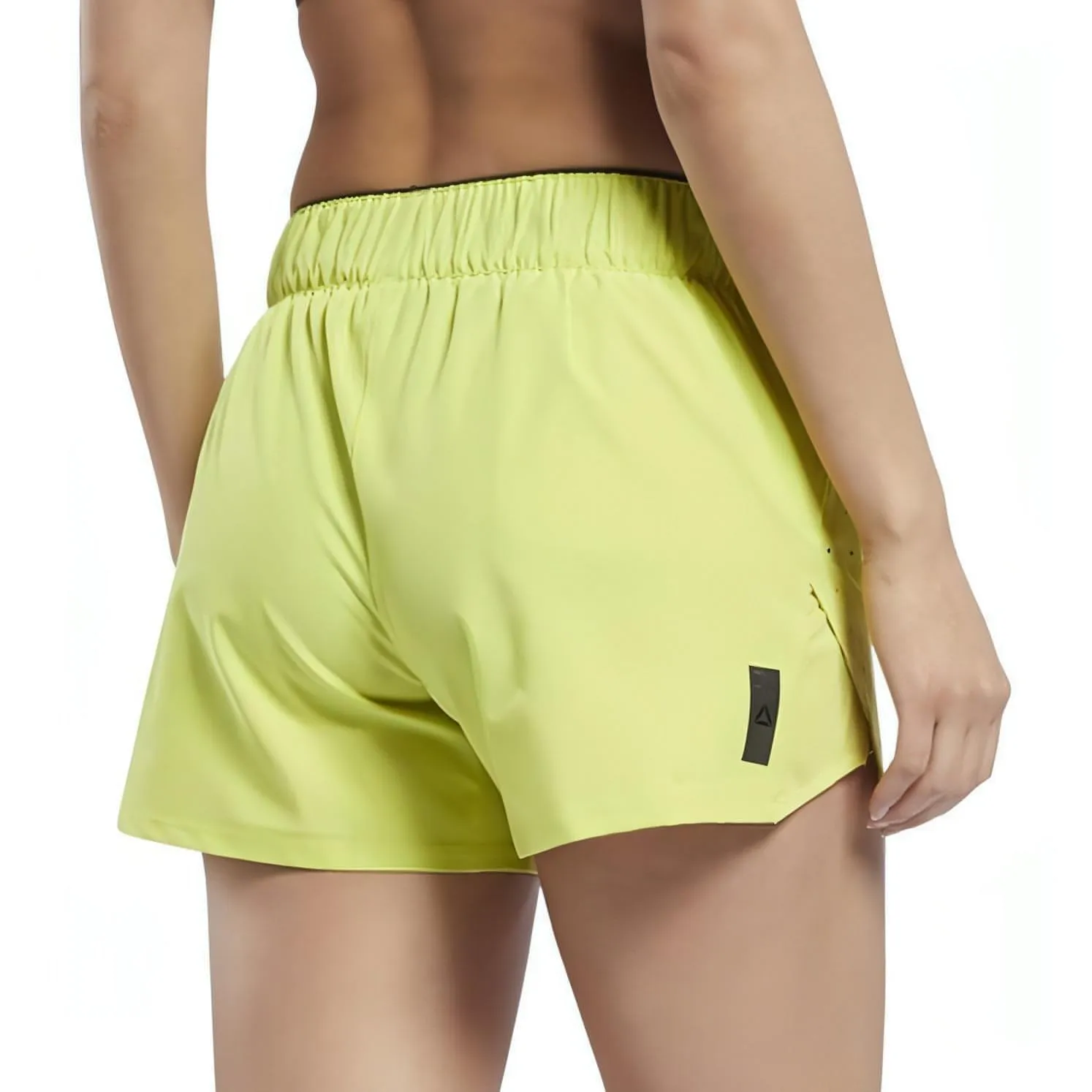 Street Ready Everyday Basic Reebok United By Fitness Epic Womens Training Shorts - Yellow