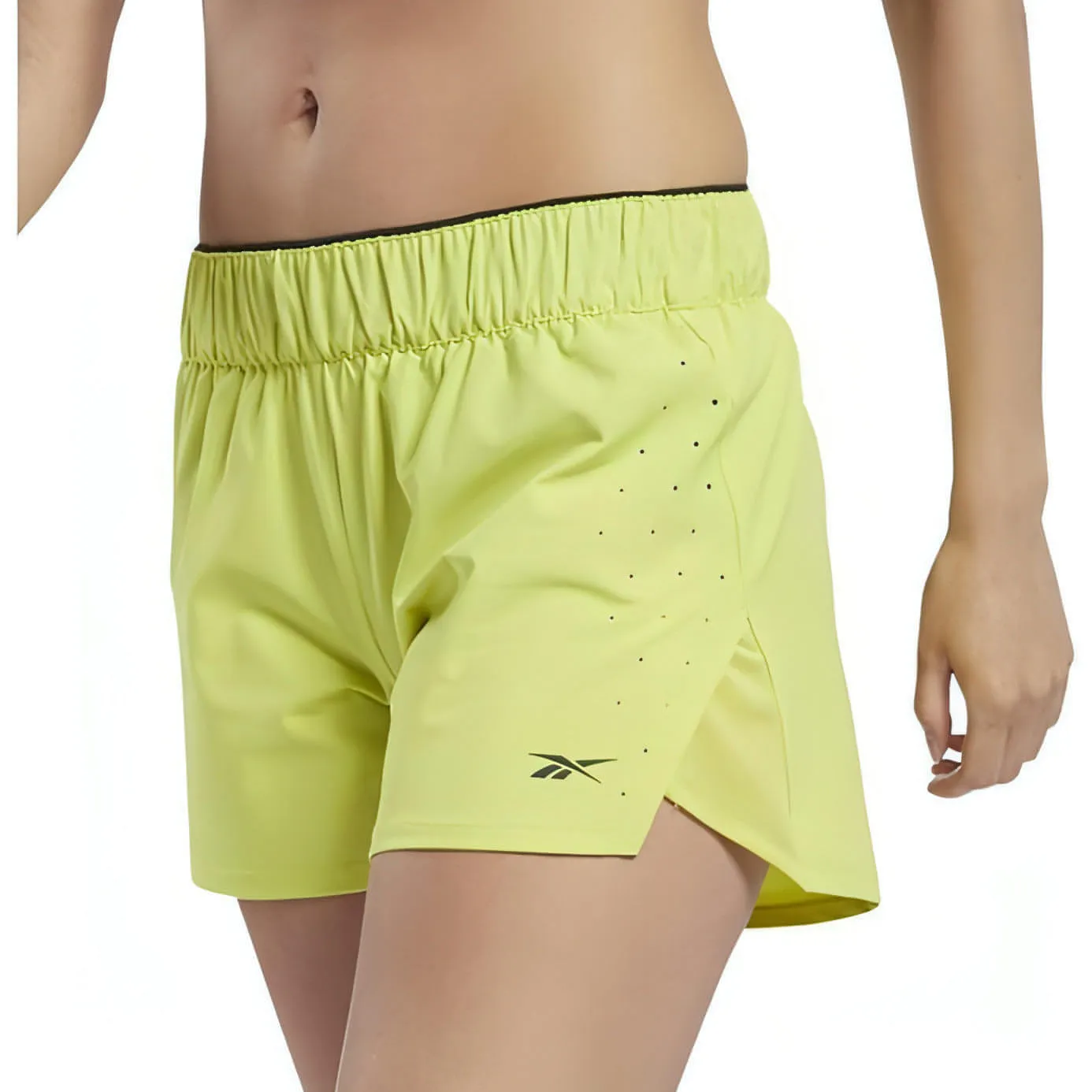 fashion industry Reebok United By Fitness Epic Womens Training Shorts - Yellow