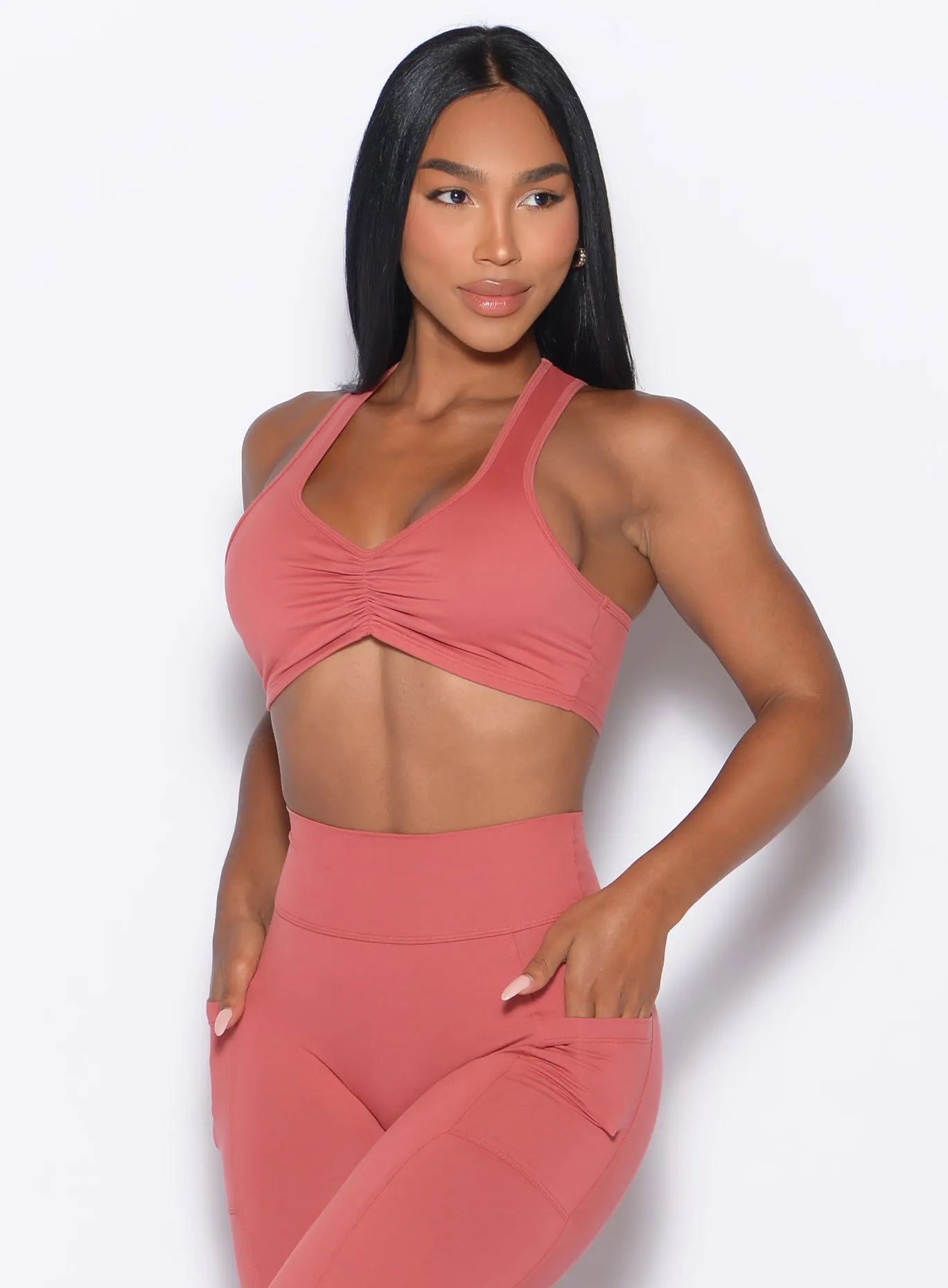 modern warfare Non Restrictive Cut Scrunch Tank Bra