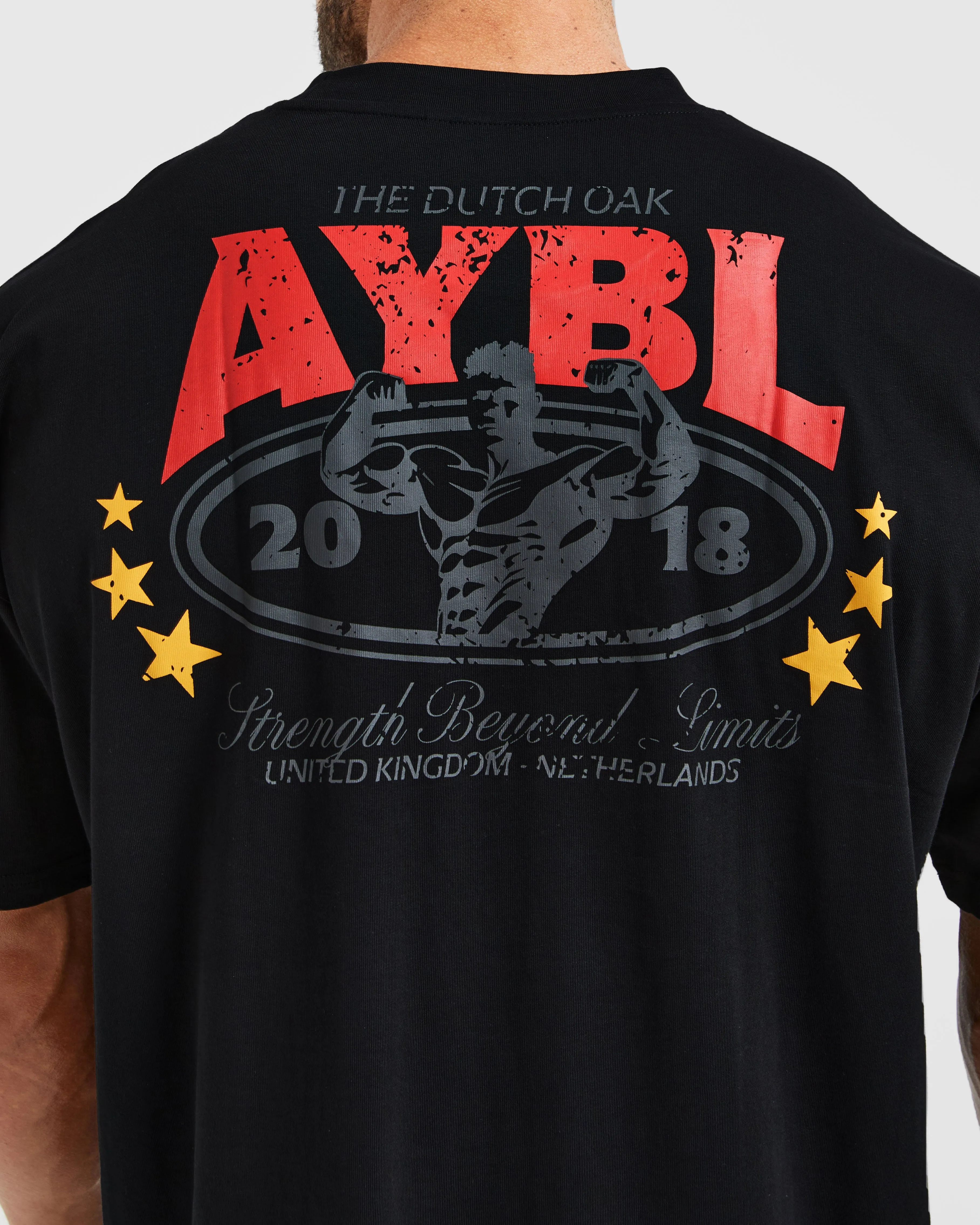 Pocket Detailing Wesley Vissers X Beyond Limits Oversized T Shirt - Black/Charcoal