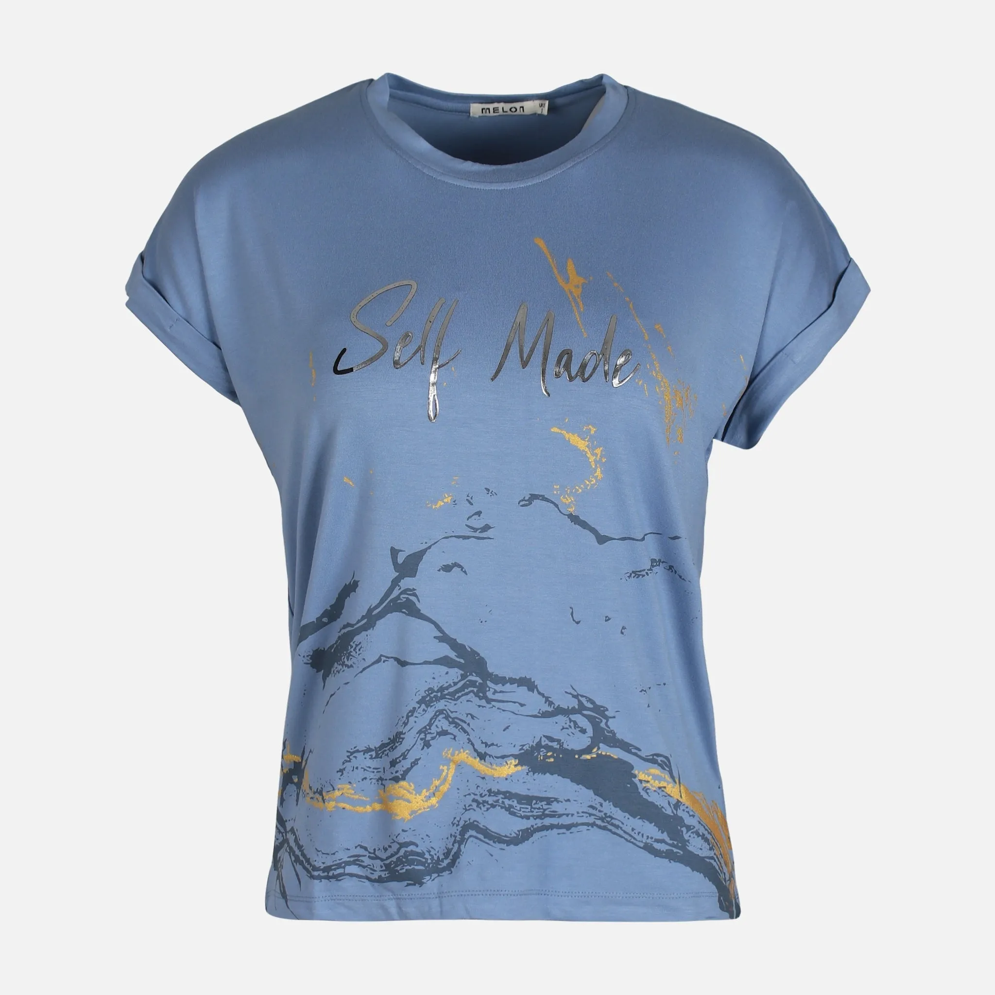 TearResistantMaterial Boho Light WOMEN VISCOSE LOOSE SHORT SLEEVE TEE